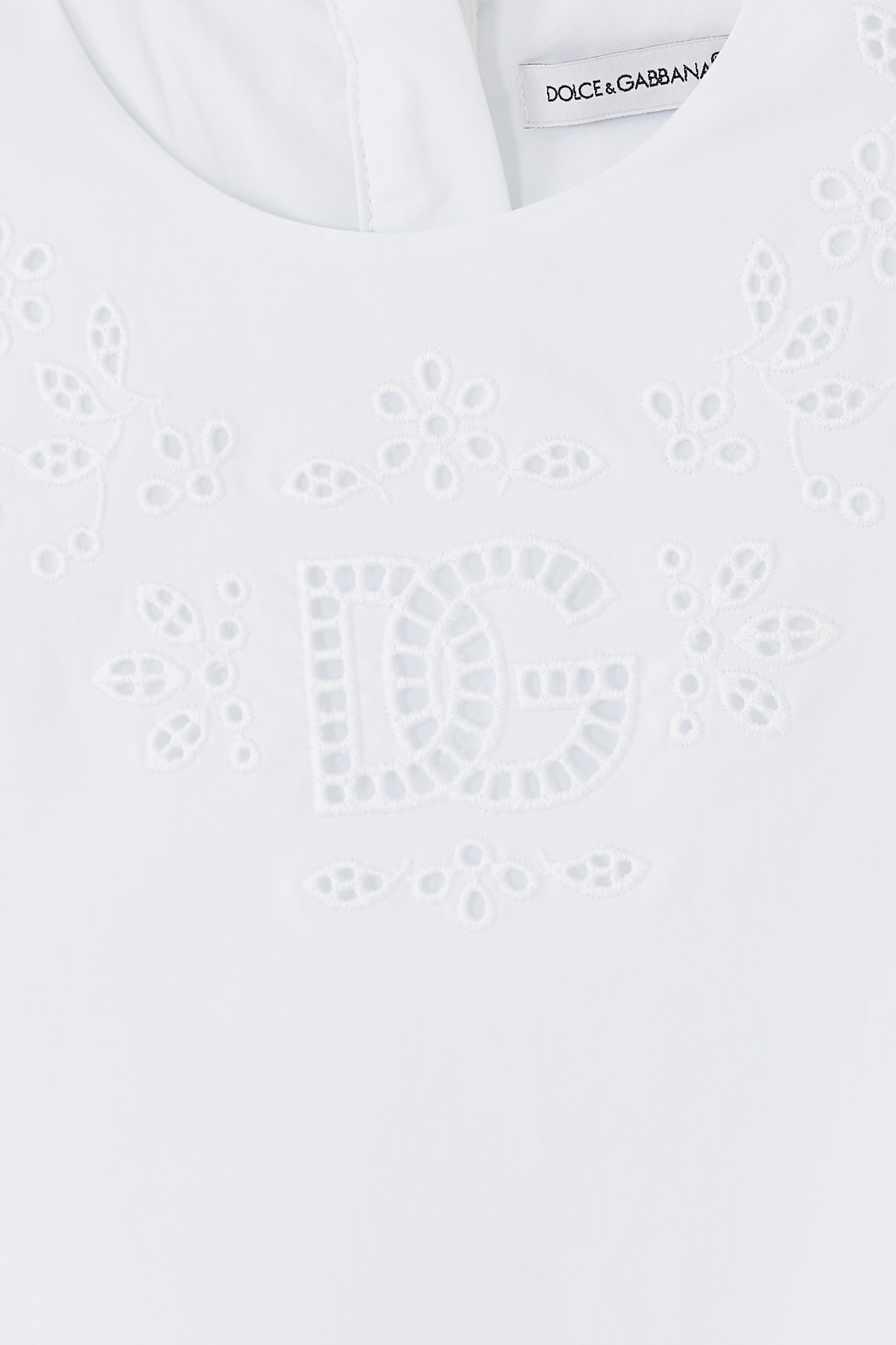 Fit and Flare Logo Poplin Dress