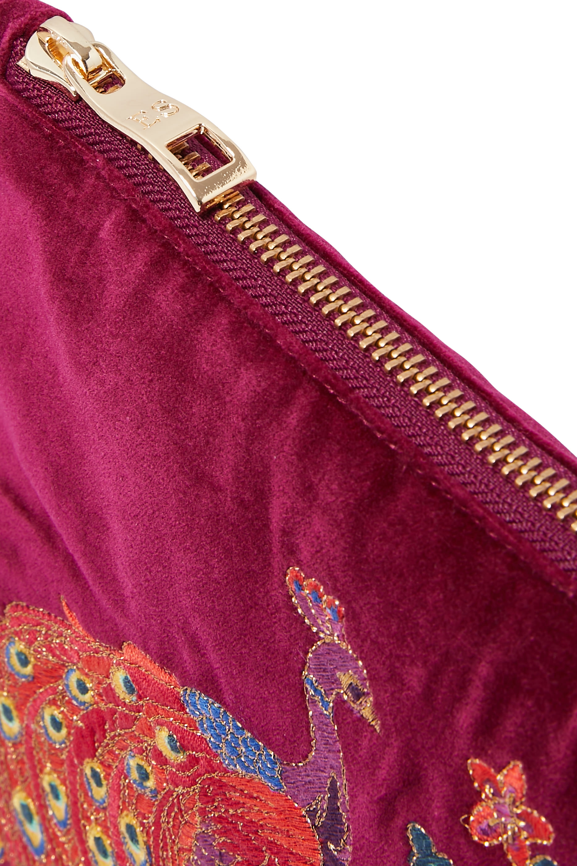 Peacock Floral Everyday Pouch