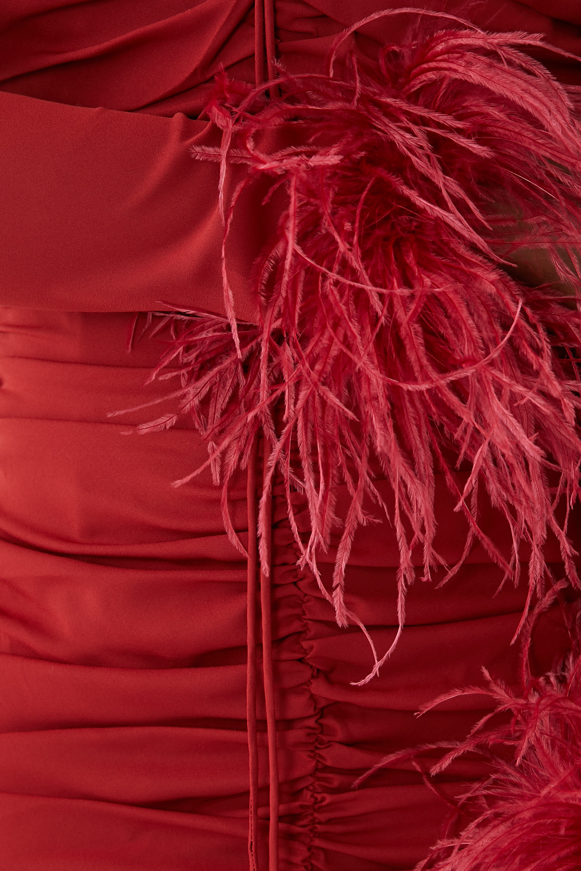 Mame Feather Mini Dress