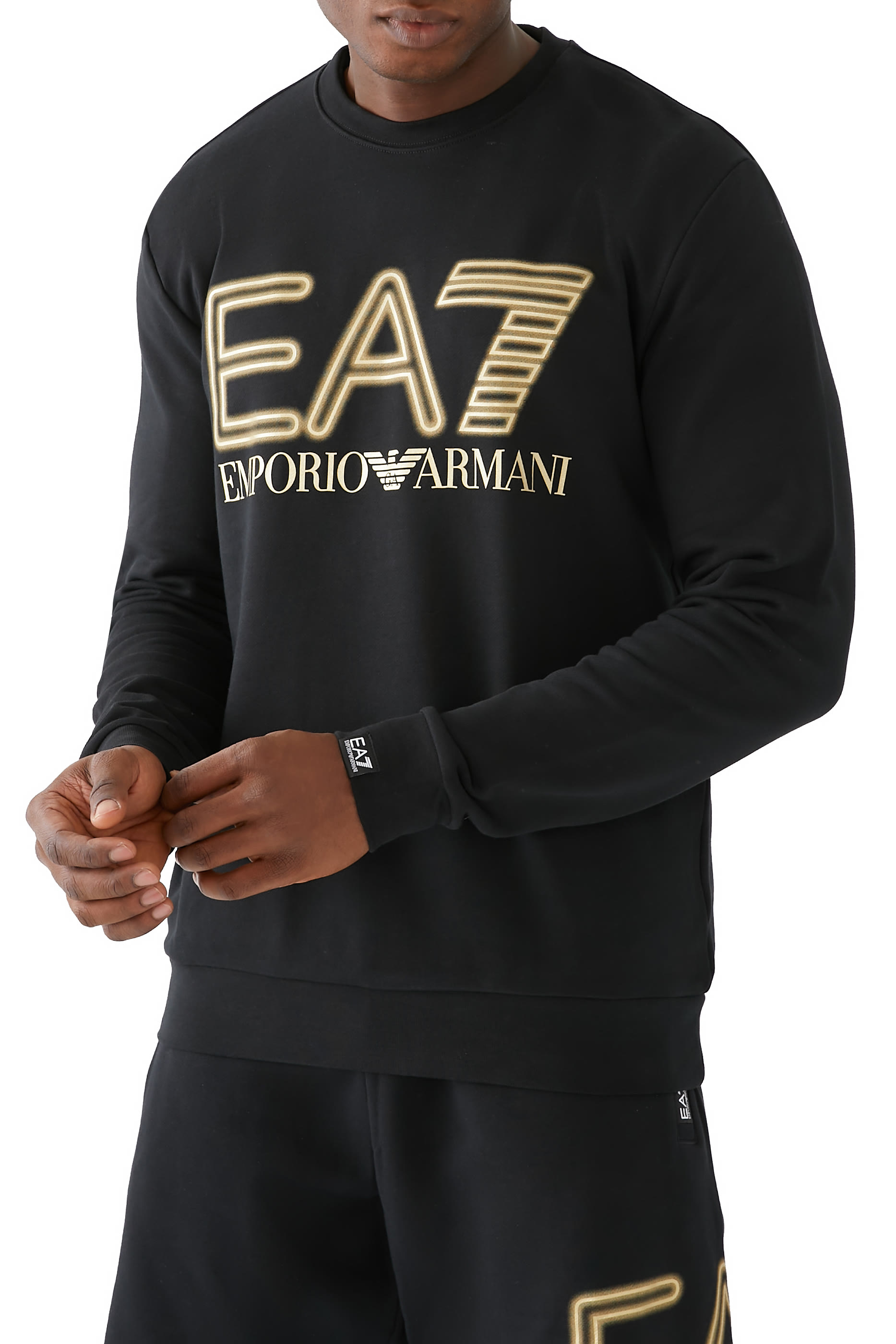 Contrast Logo Sweatshirt