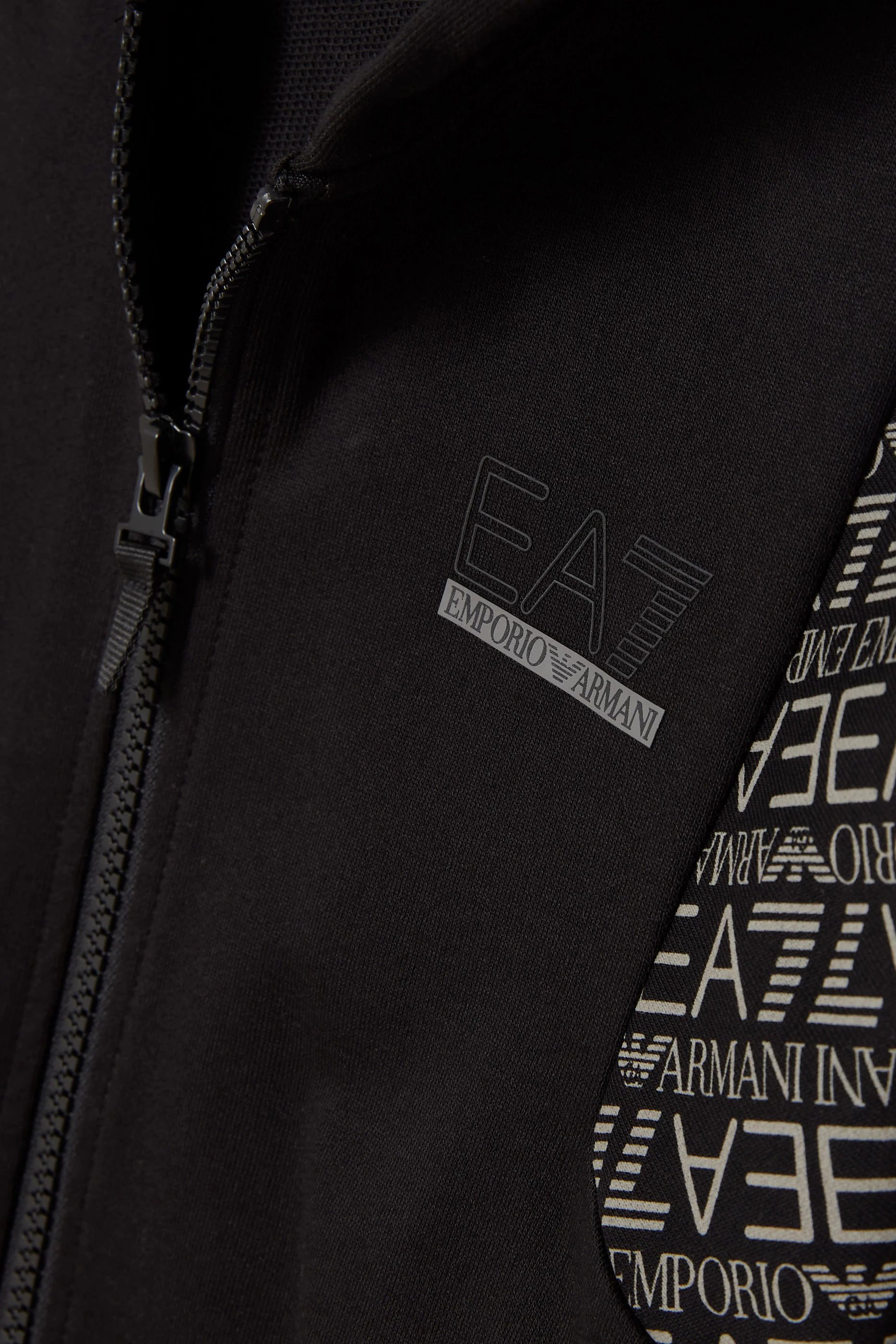 Kids EA7 Logo Hoodie