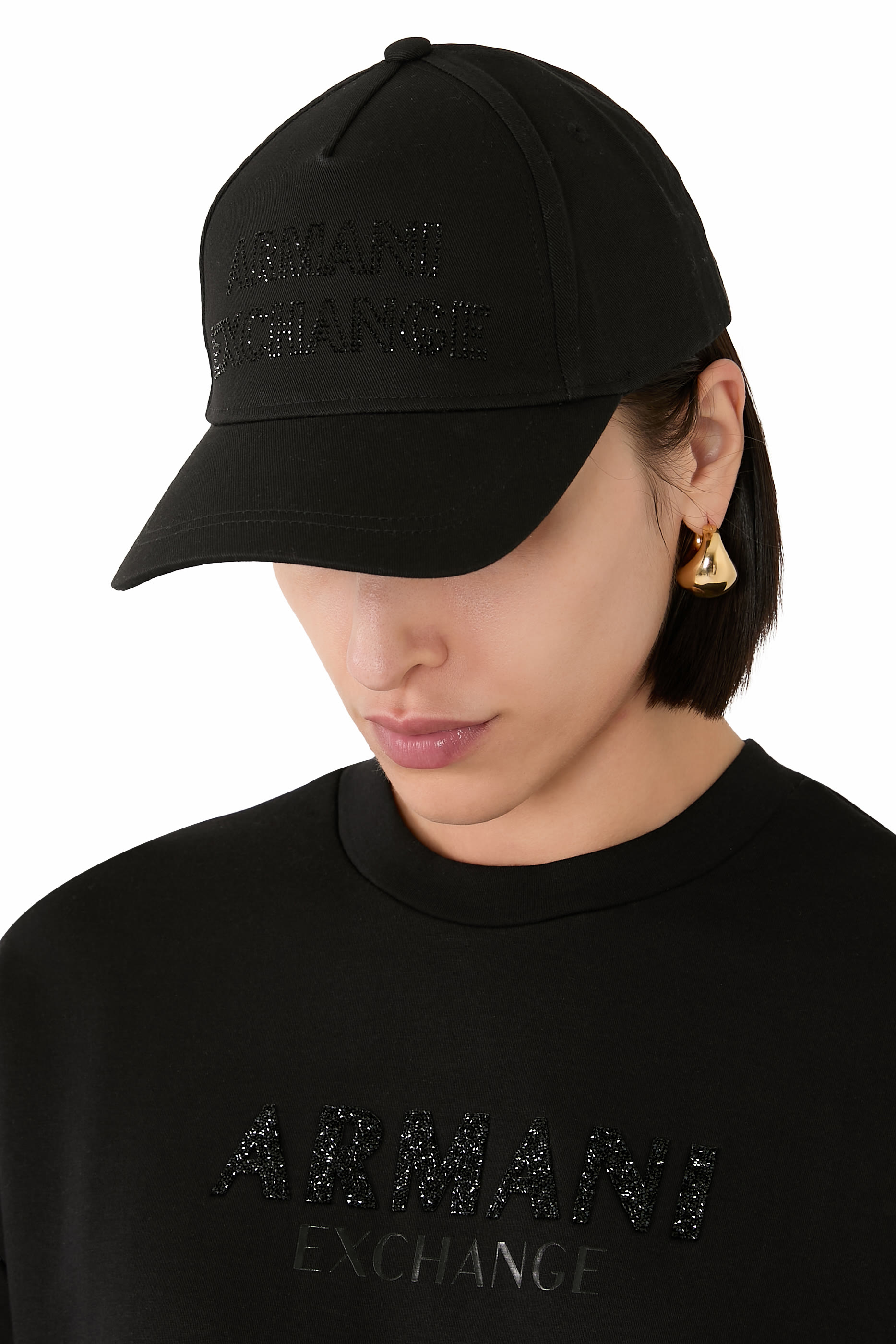 Embellished AX Logo Cap