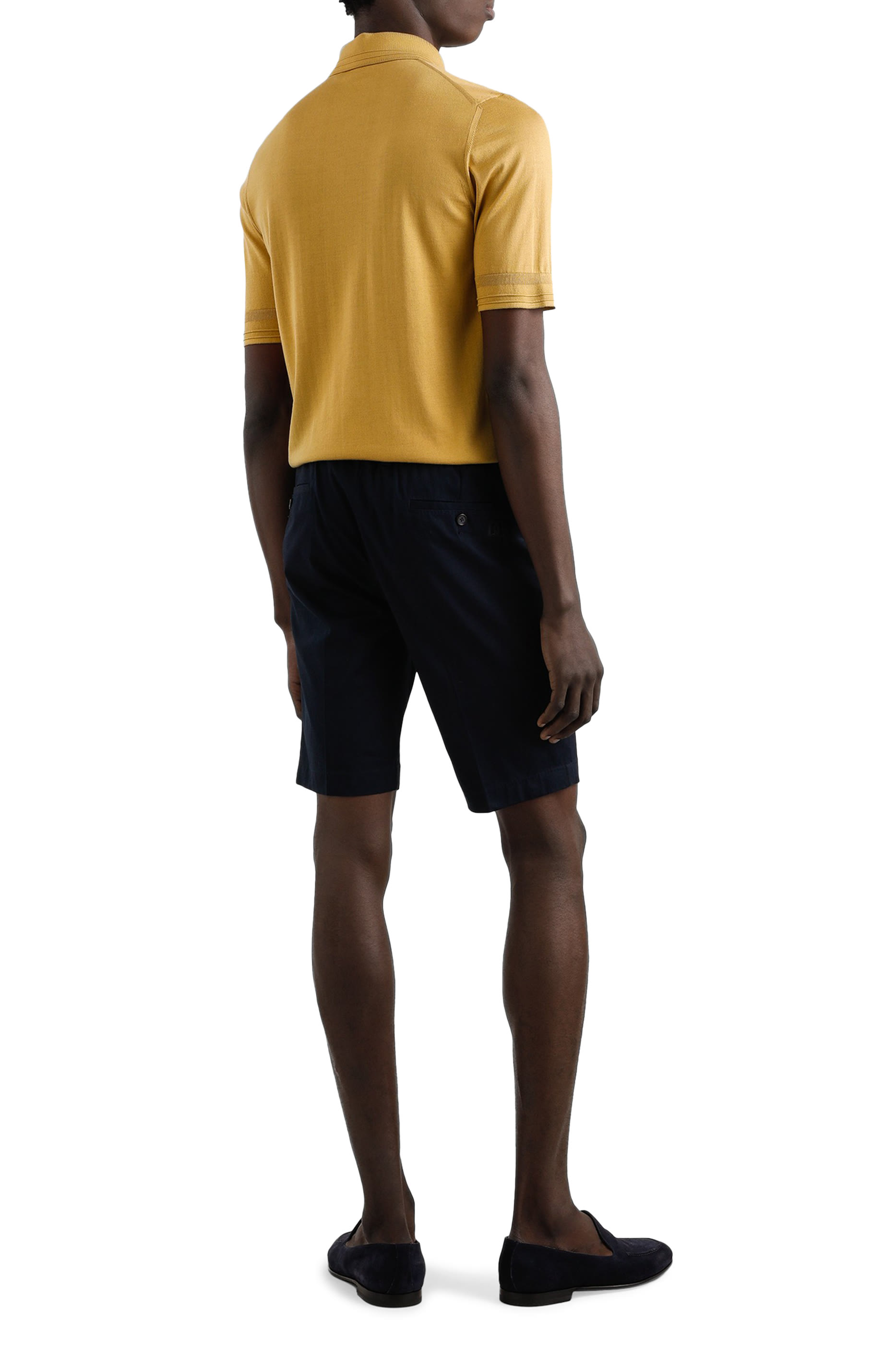 Gabardine Cotton Bermuda Shorts