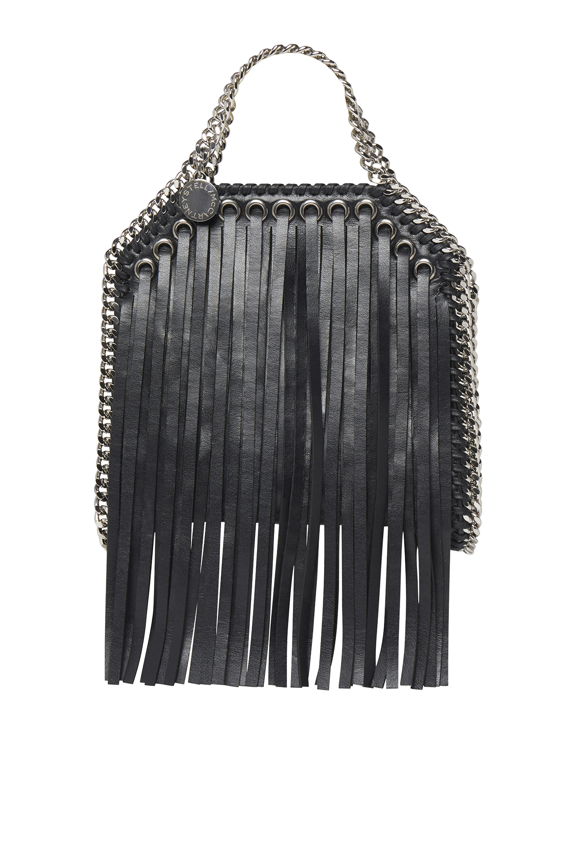 Falabella Fringed Tiny Tote Bag