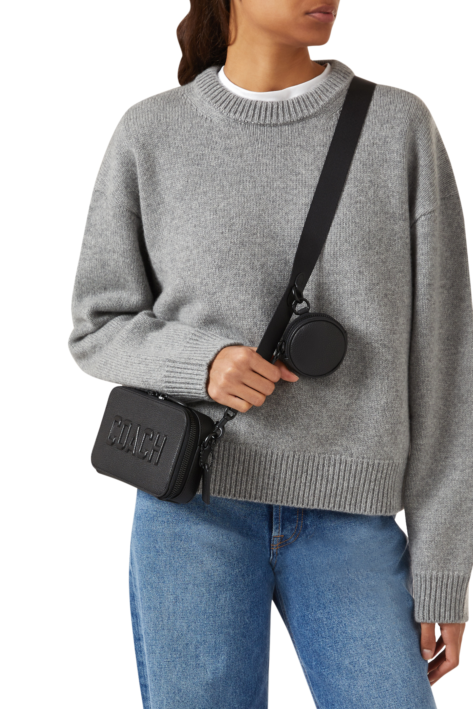 Charter Logo Graphic Slim Crossbody Bag