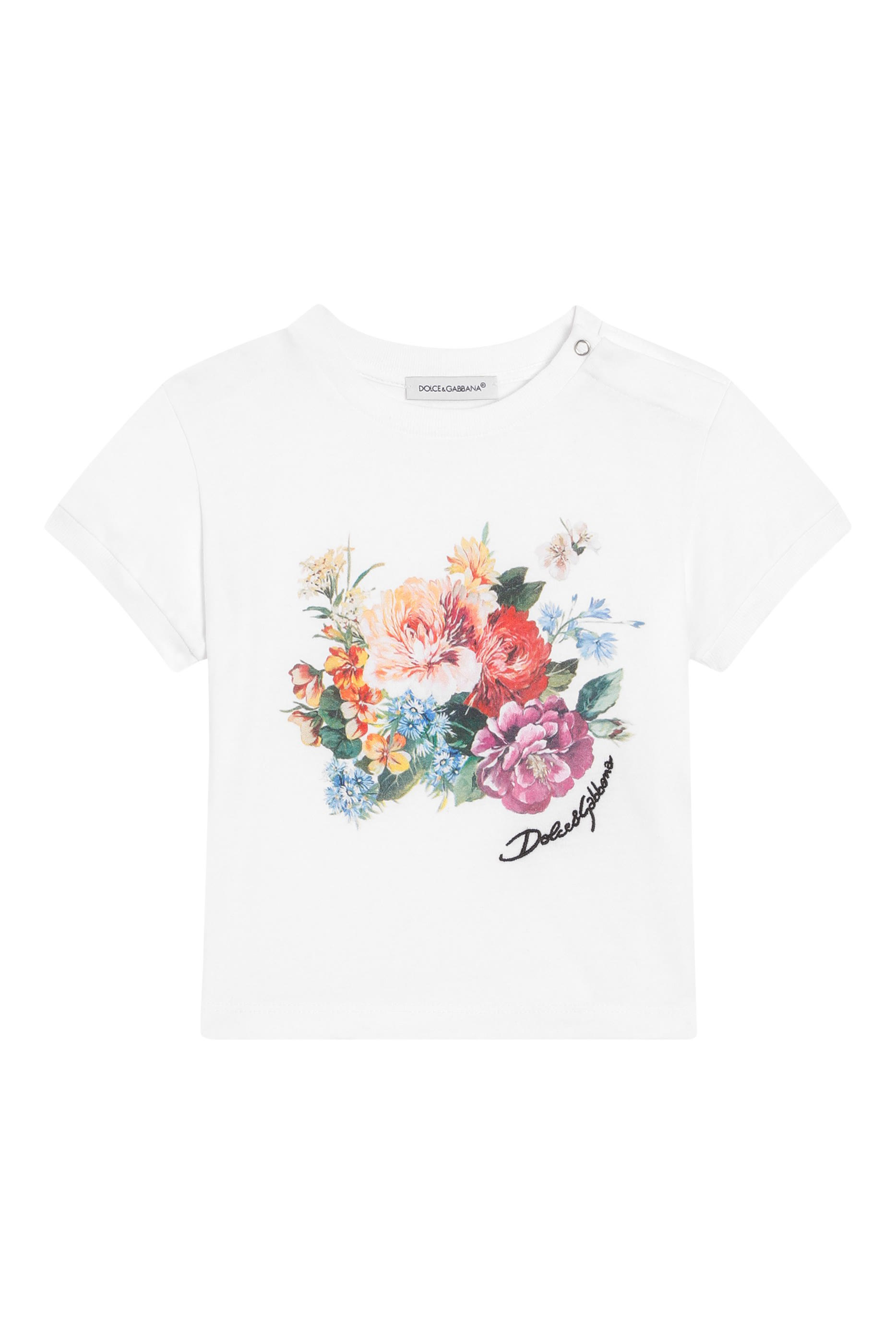 Kids Flower-Print Jersey T-Shirt