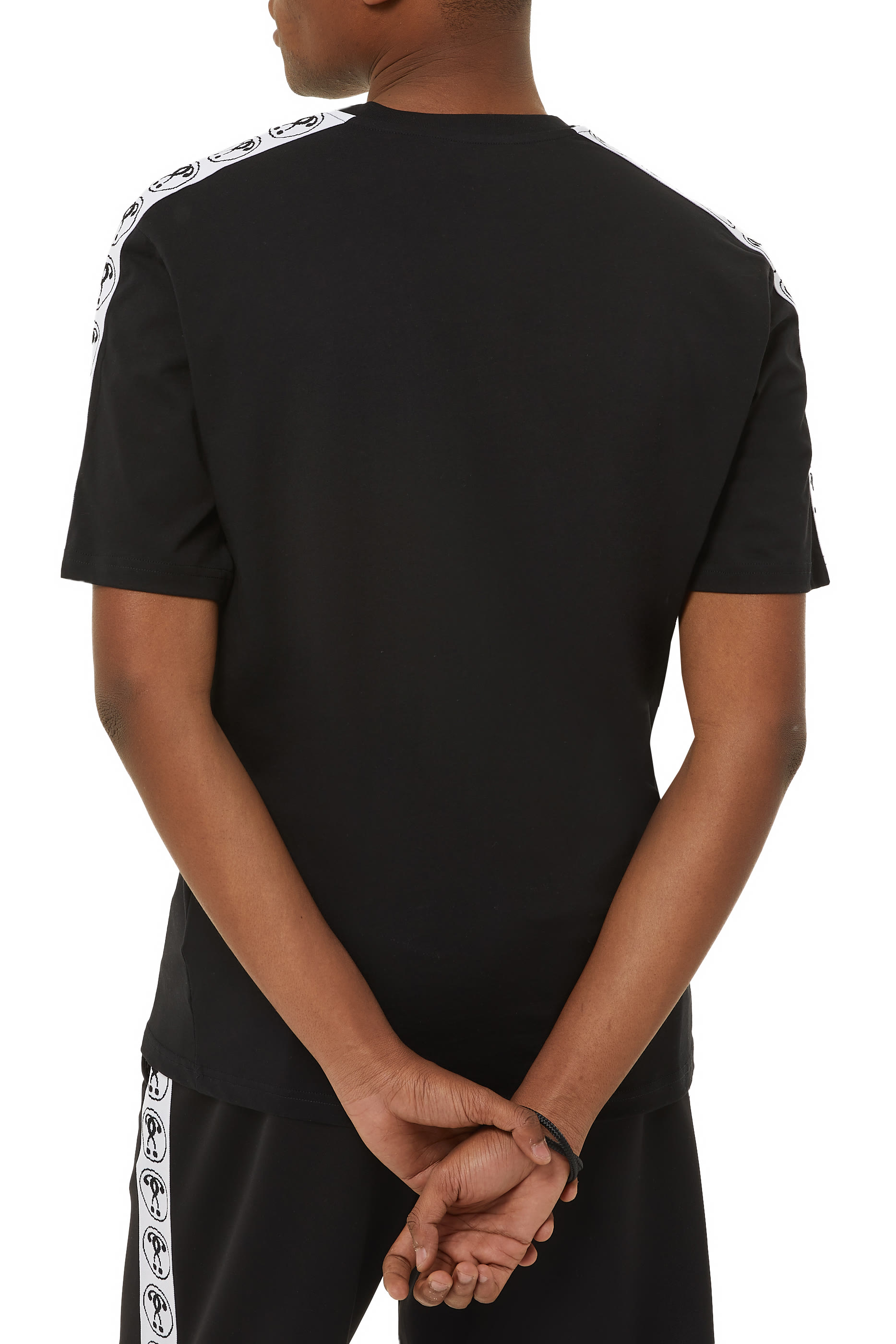 Moschino Logo Tape Crewneck T-Shirt