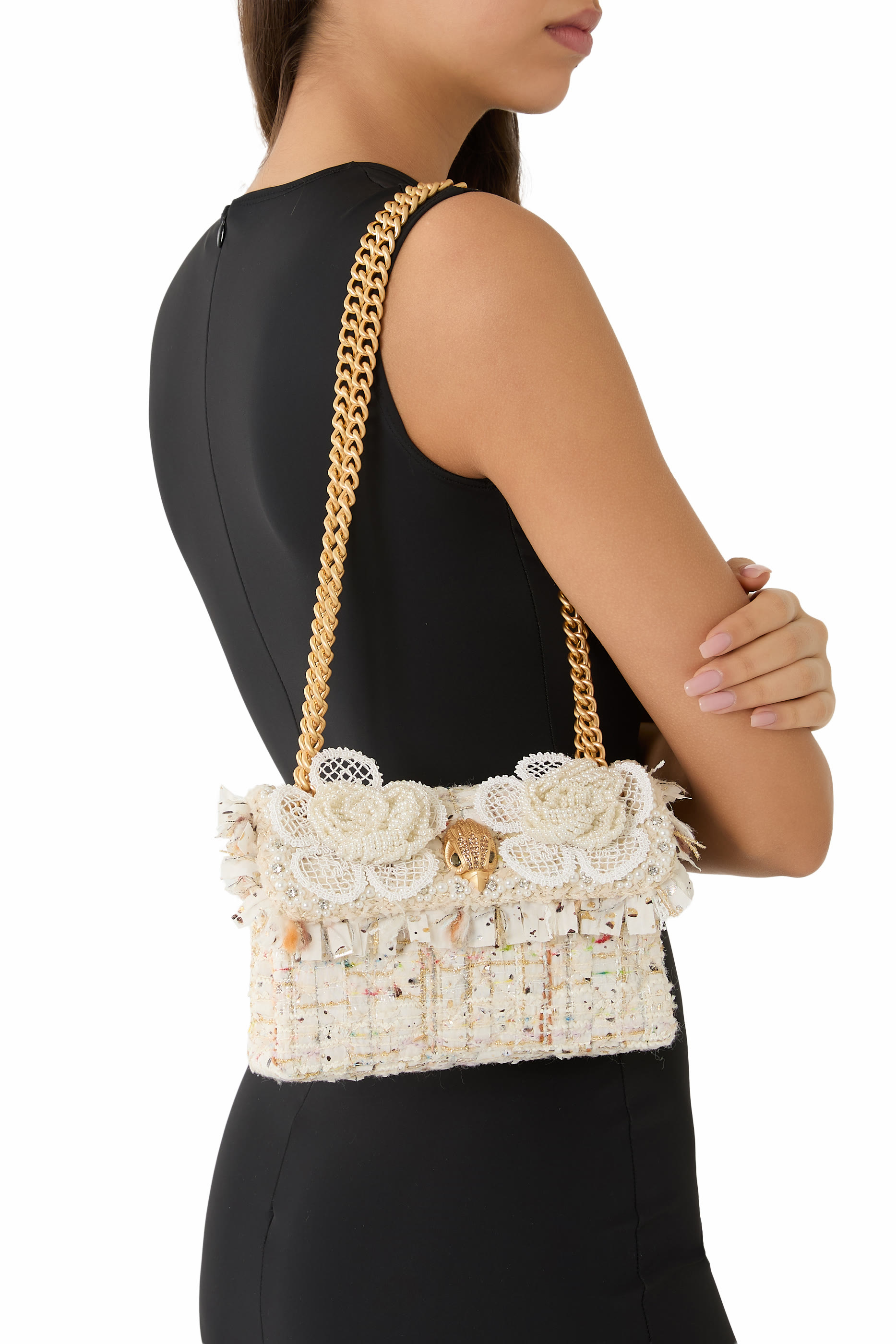 Mini Tweed Kensington Bag