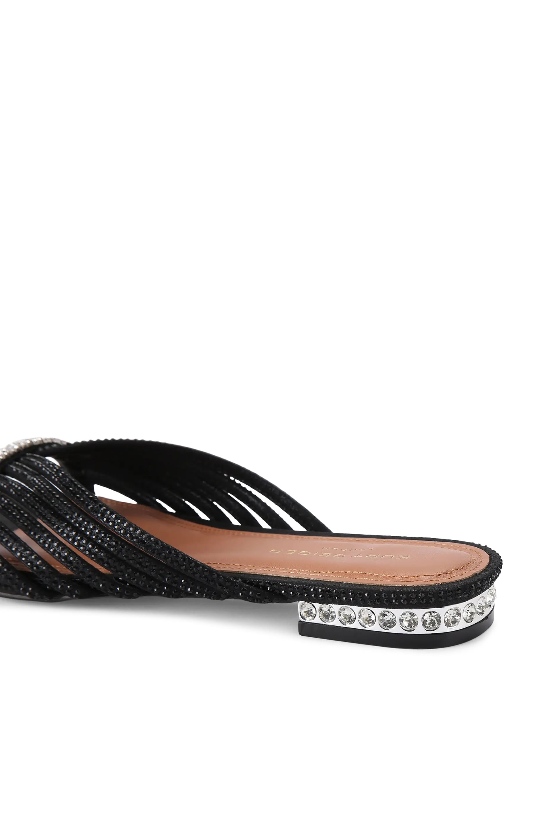 Crystal Strap Flat Mules