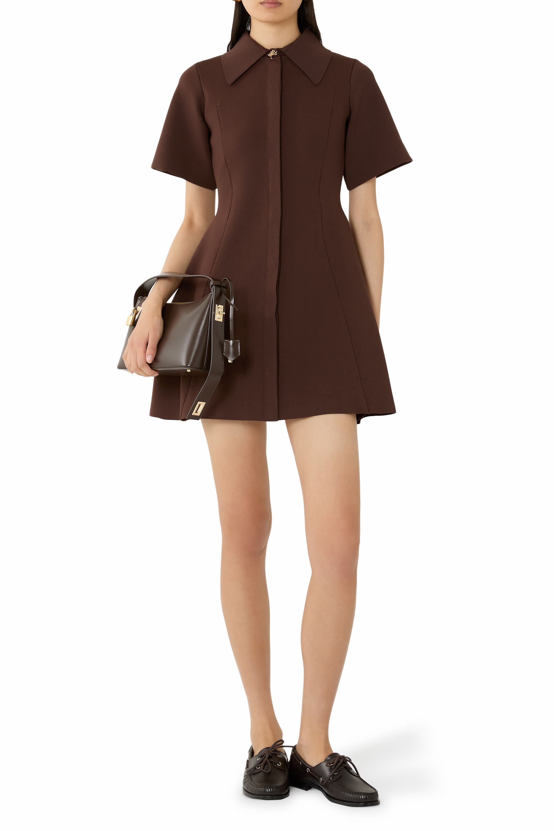 Sorrel Knit Shirt Dress