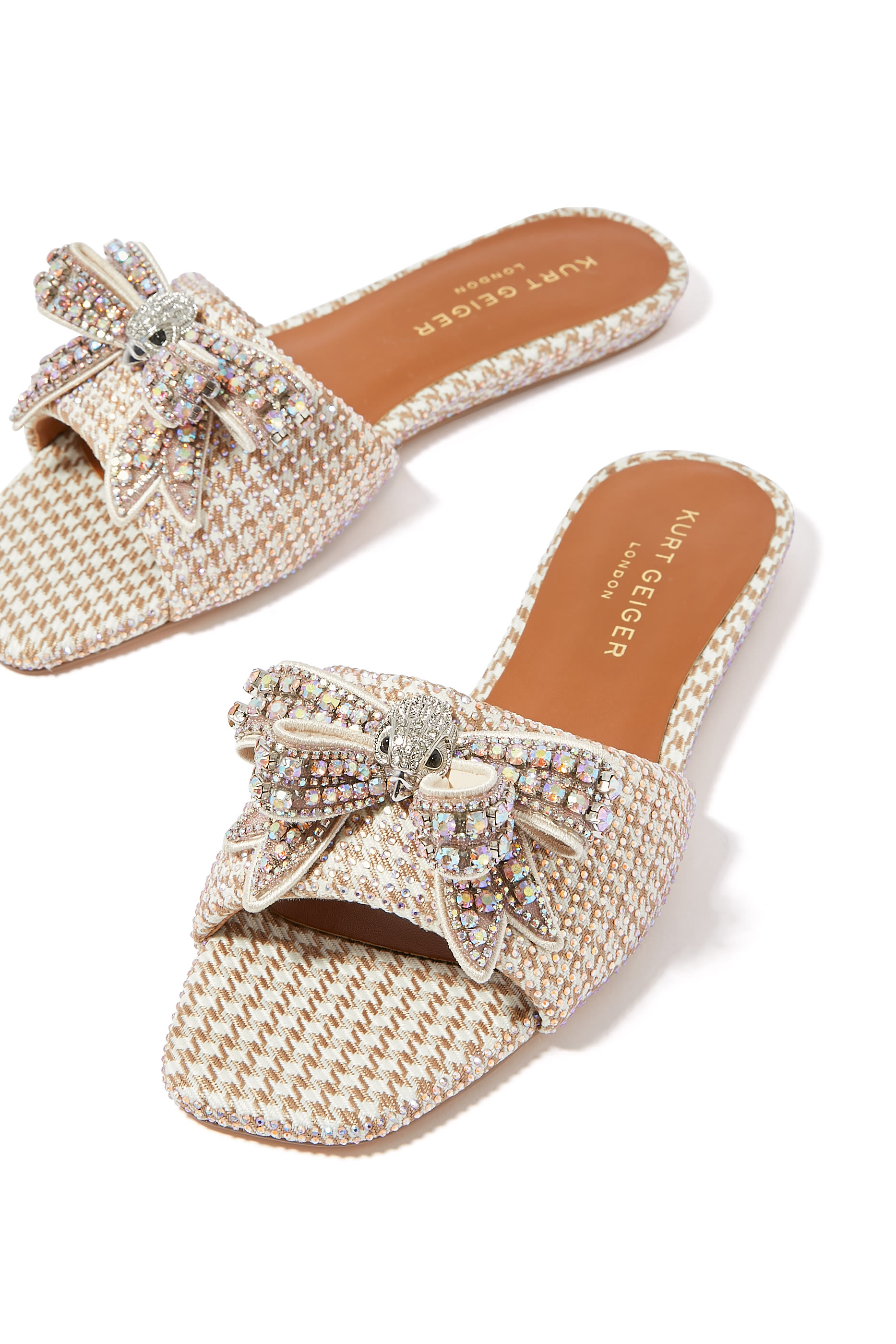 Kensington Bow Flat Sandals