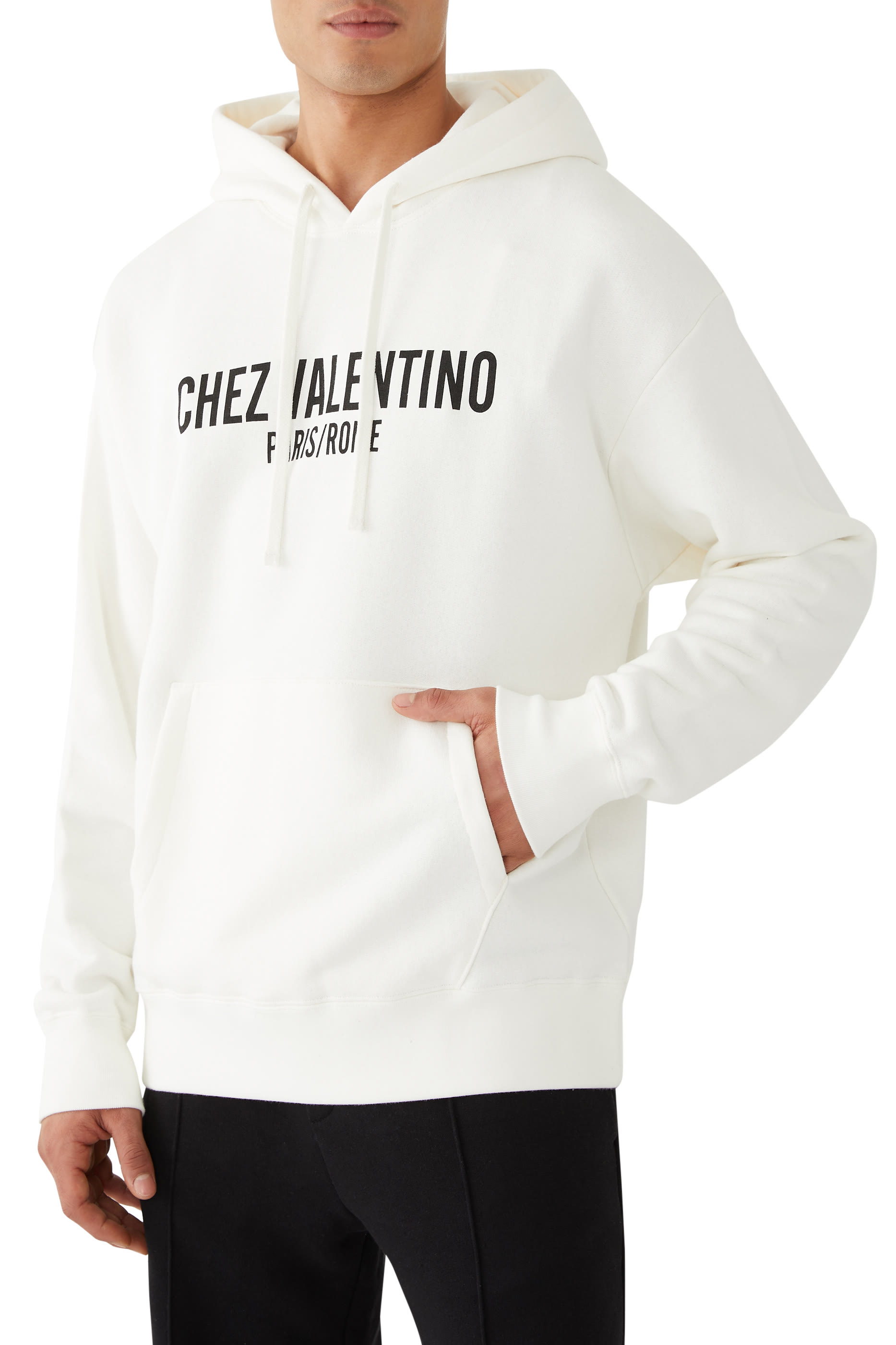 Chez Valentino Print Hoodie