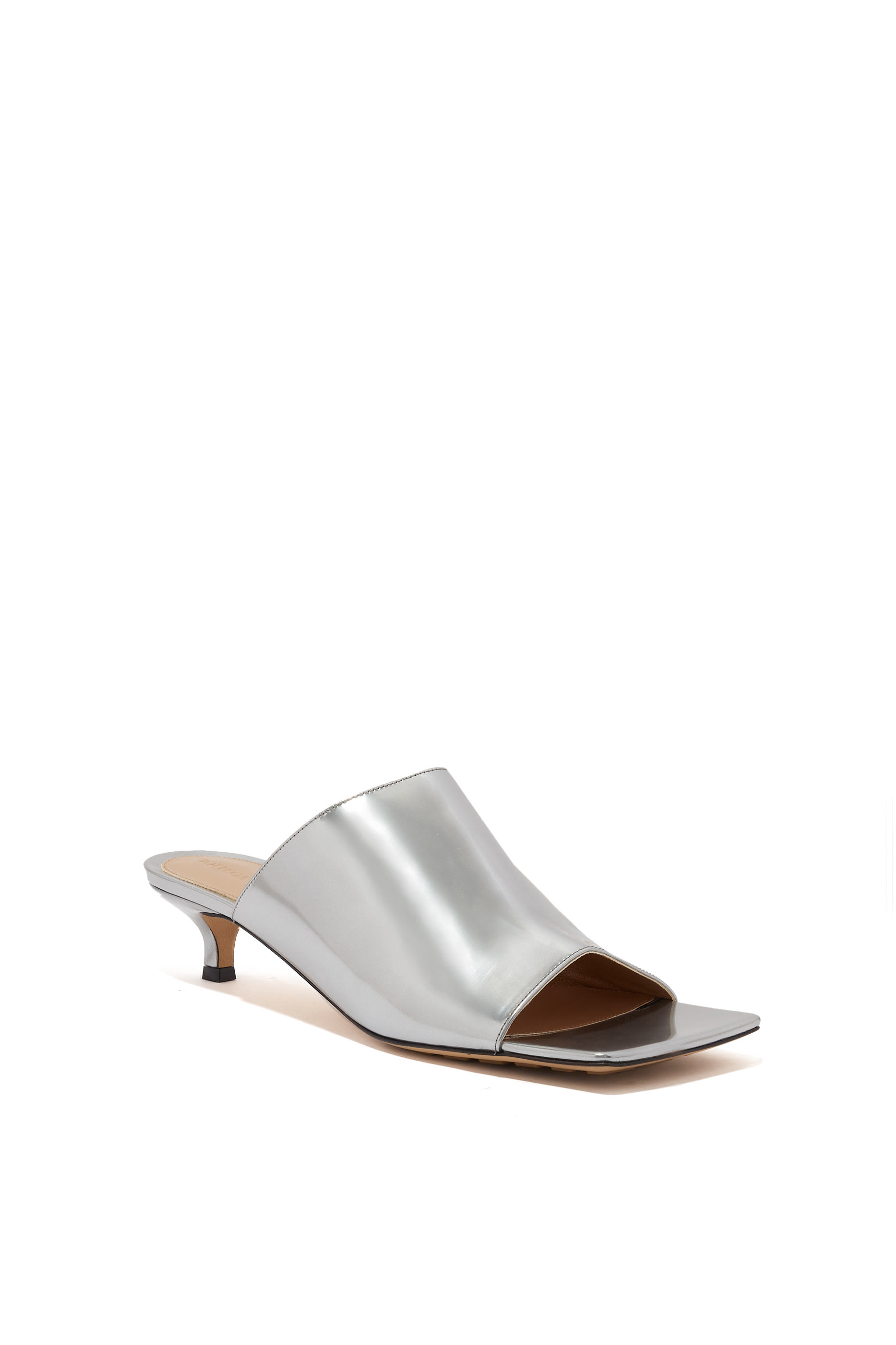 Stretch 40 Laminated Leather Mules