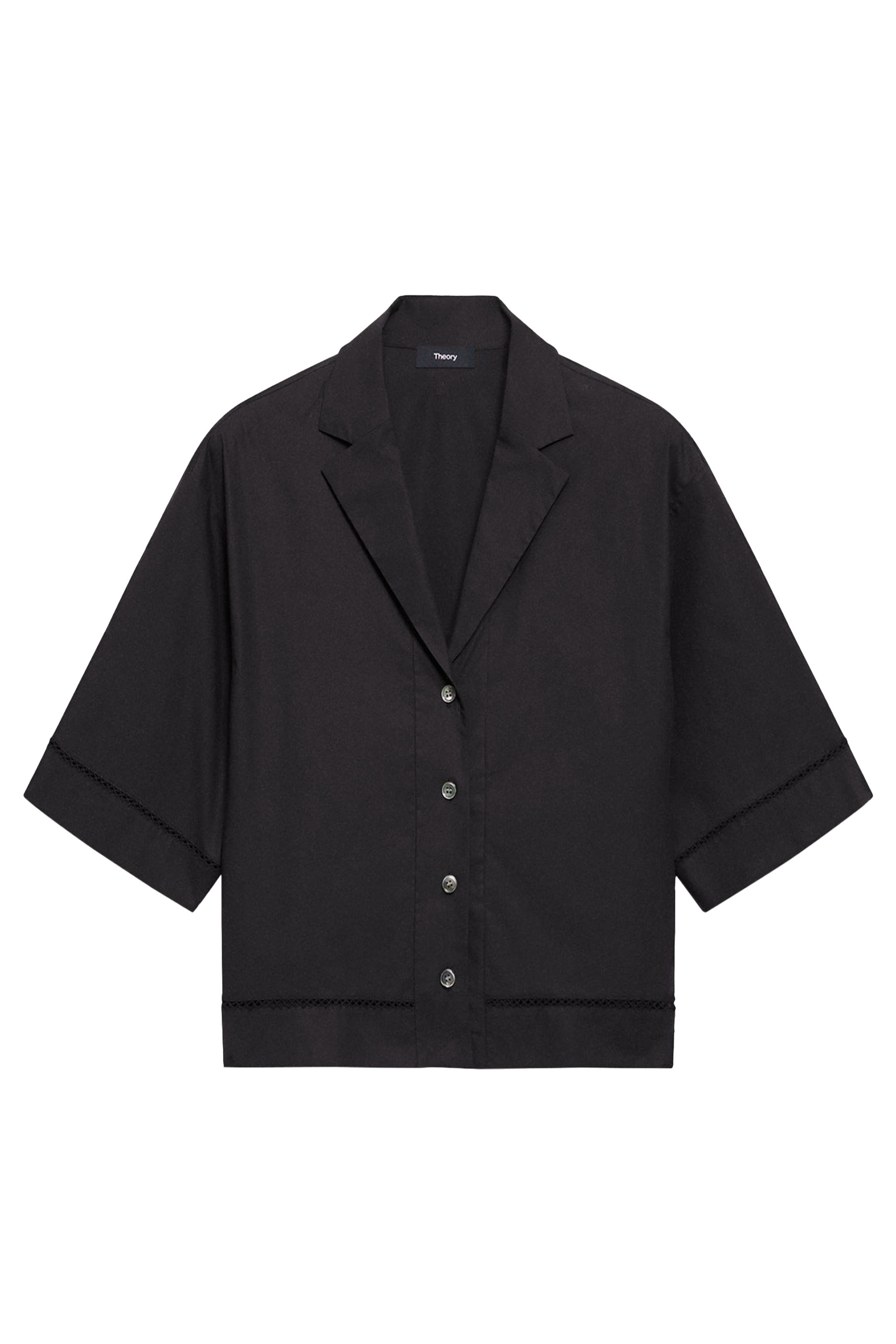 Boxy Camp Shirt in City Poplin