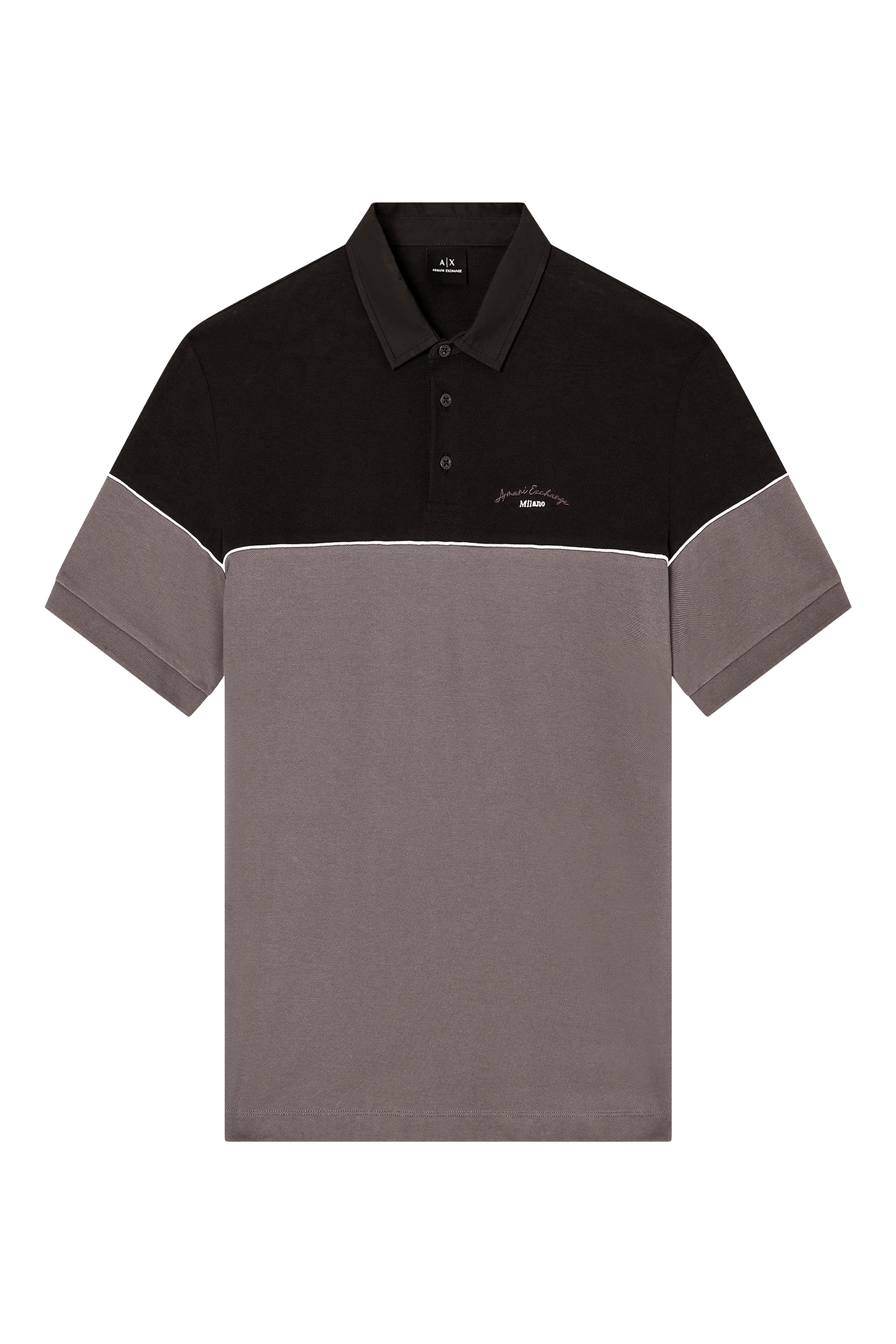  Regular Fit Two-Tone Polo 