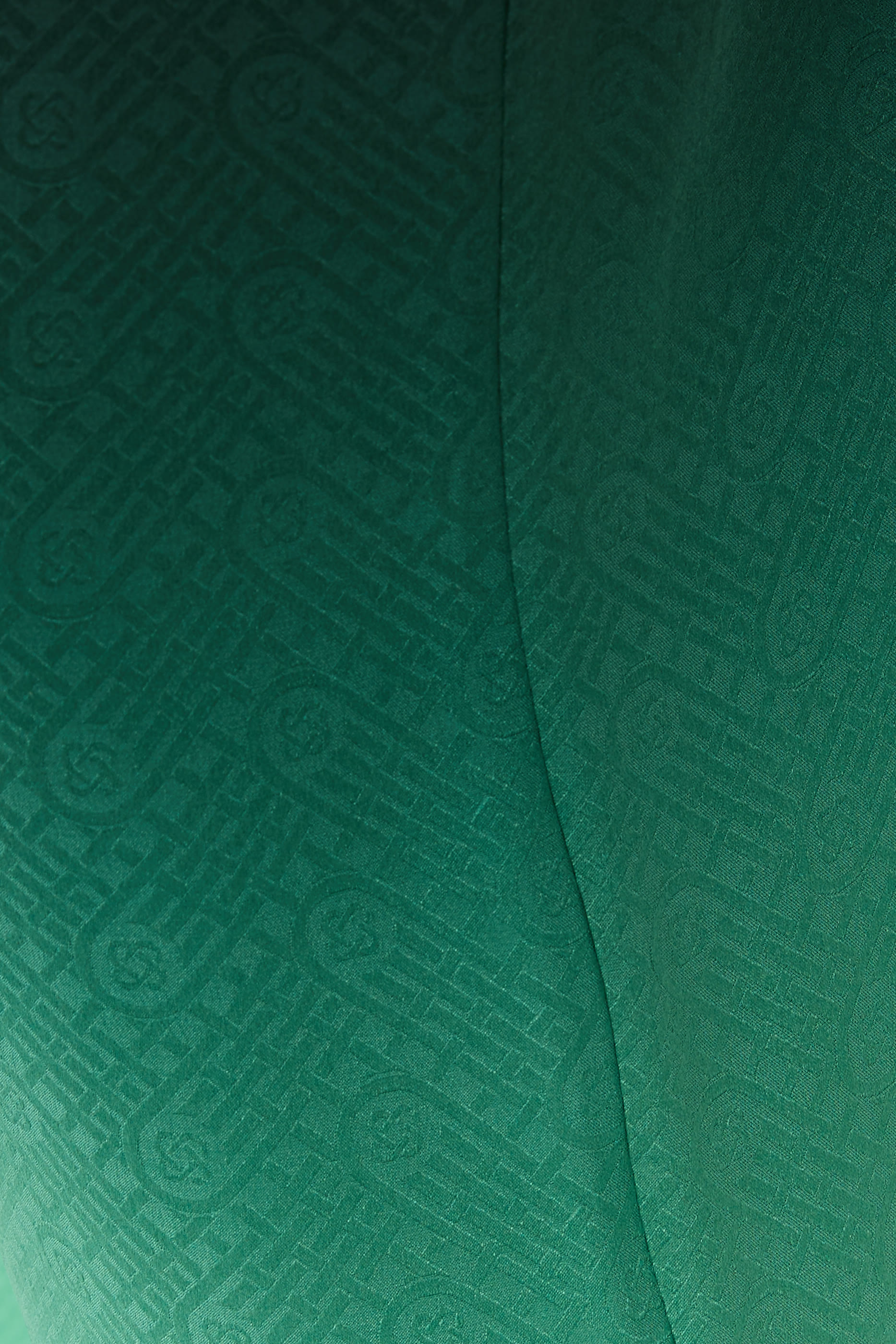 Gradient Ping Pong Jacquard Silk Trousers