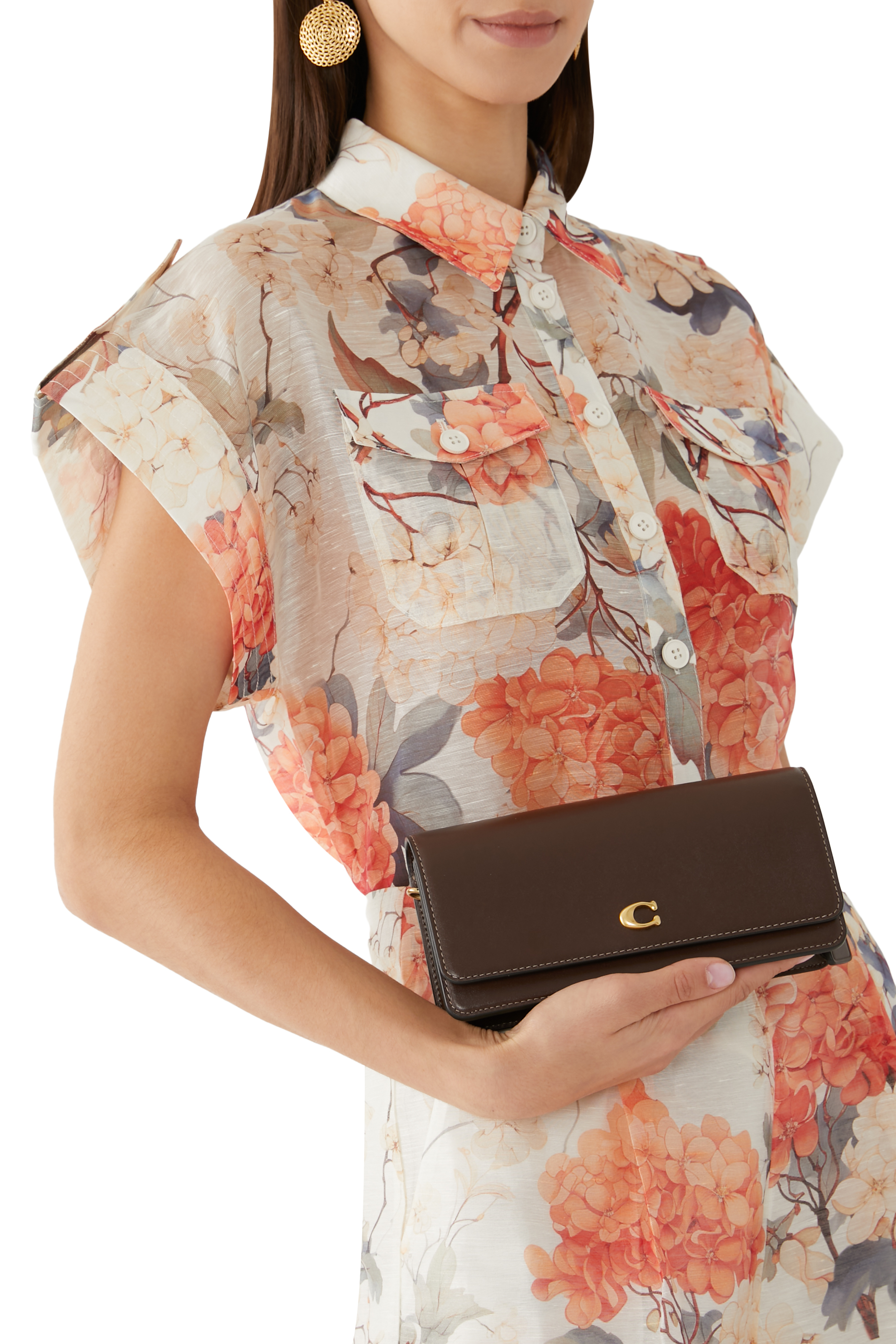 Evie Long Wallet With Chain