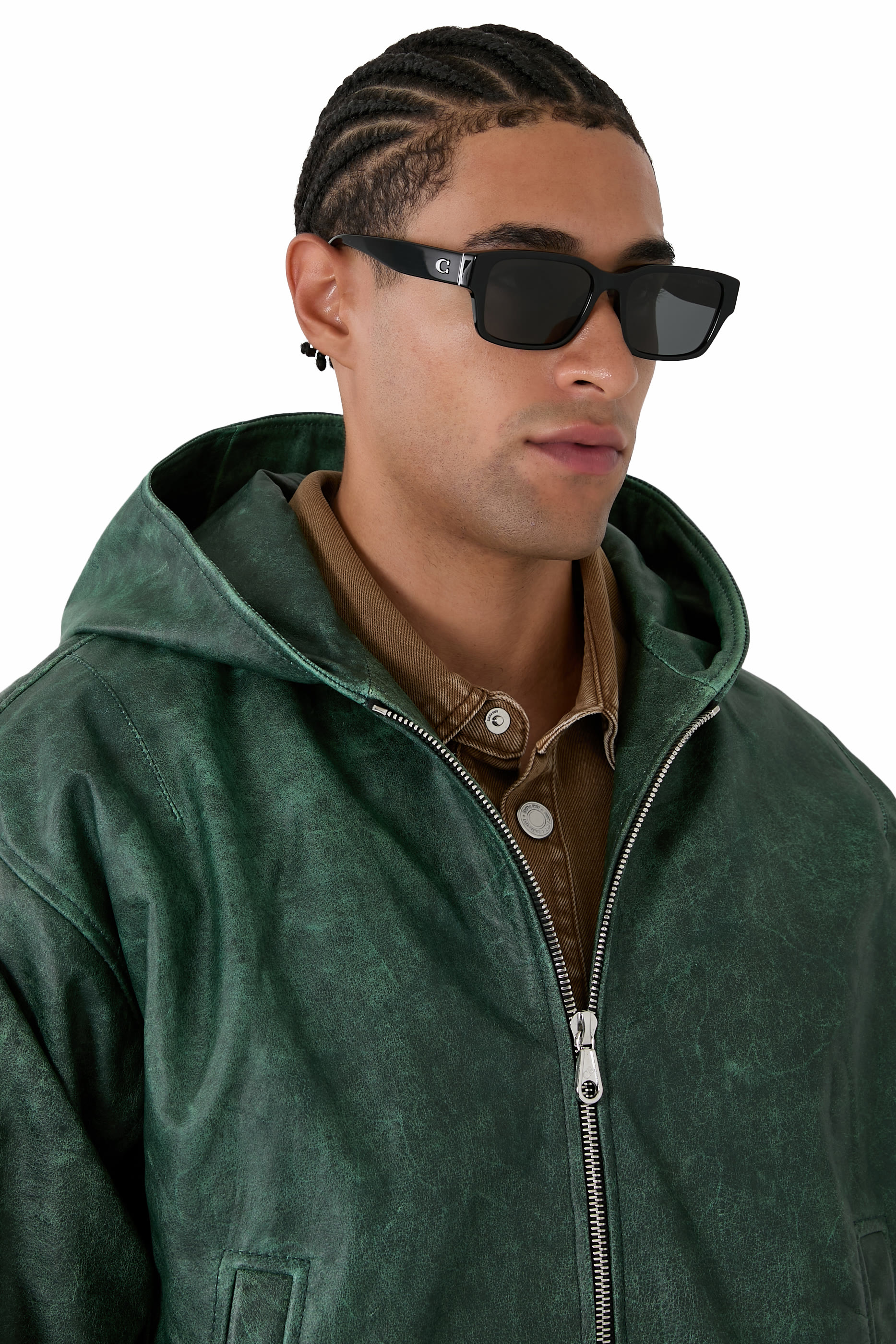 Wayfarer C Crosshatch Temple Sunglasses