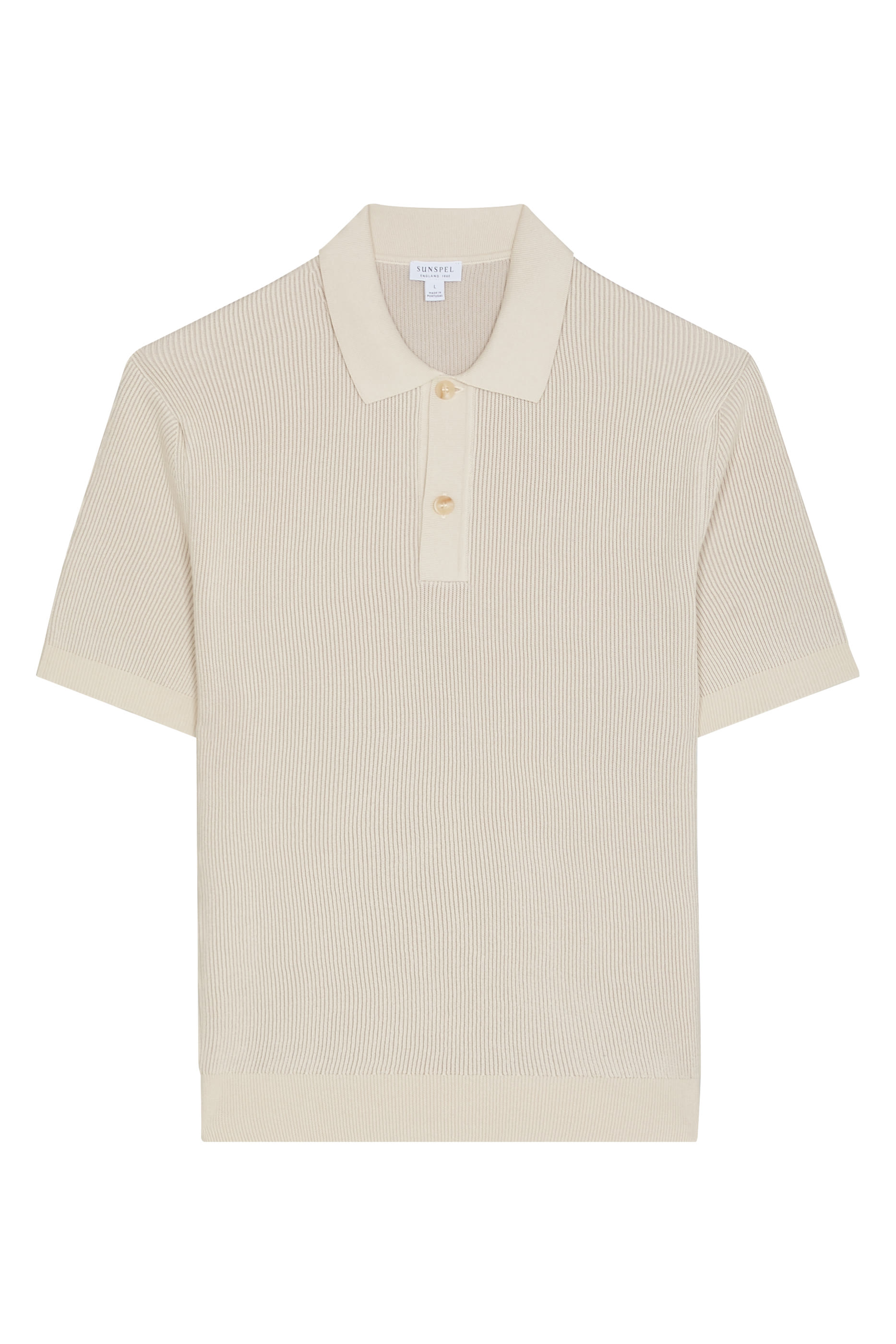 Contrast Rib Polo Shirt