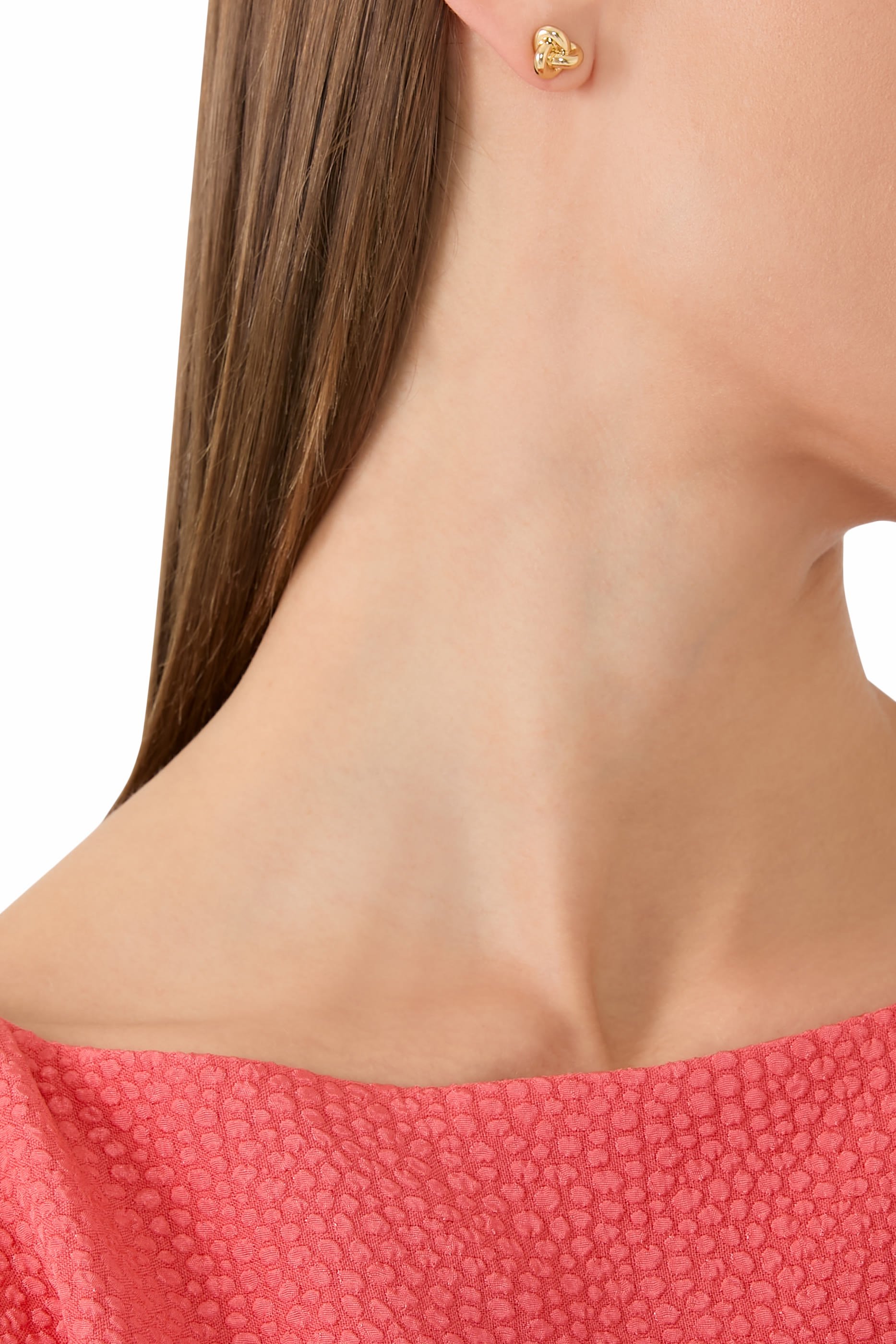 Double Knot Studs, Plated Metal & Titanium Posts