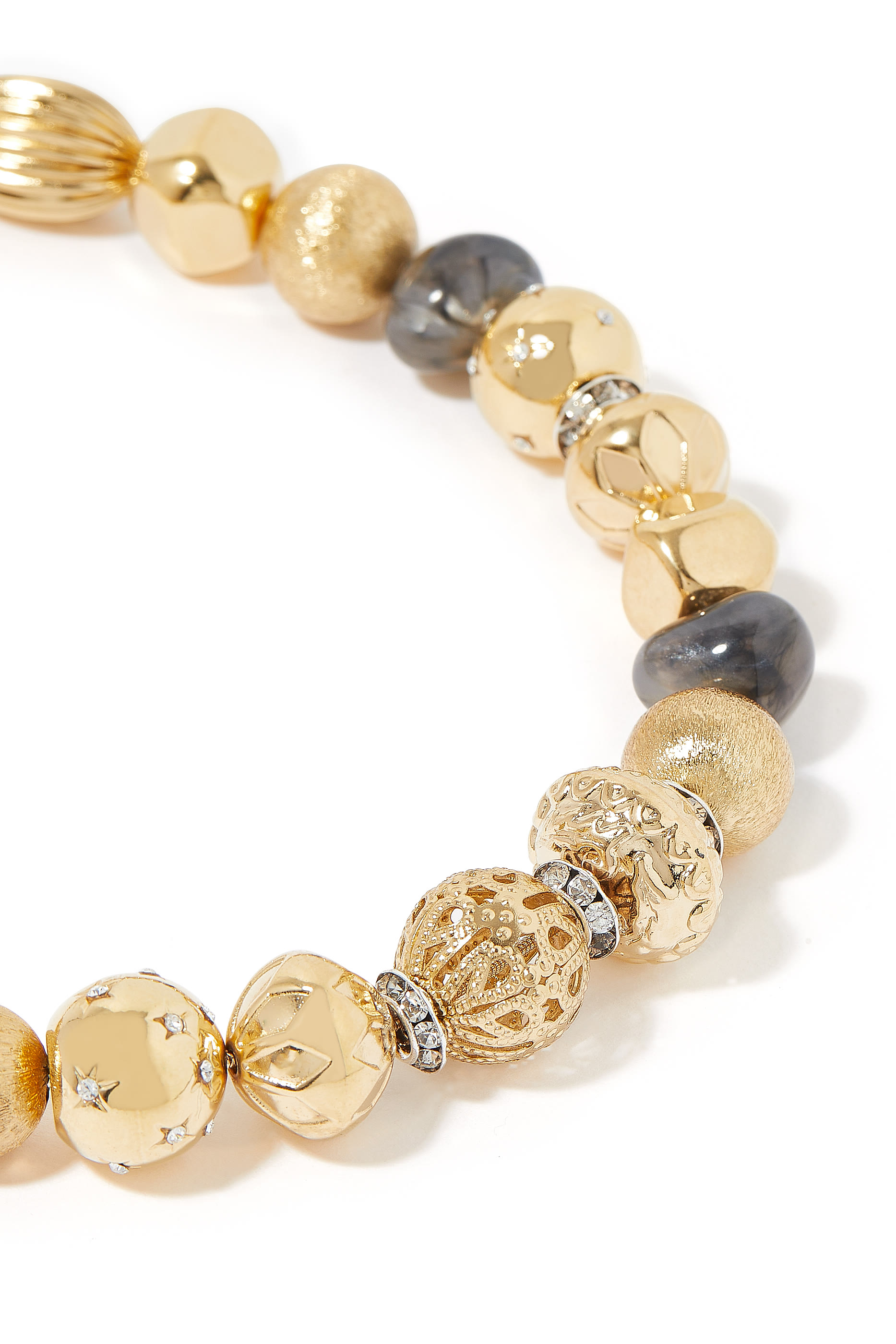 Palazzio Necklace, Gold-Plated Metal