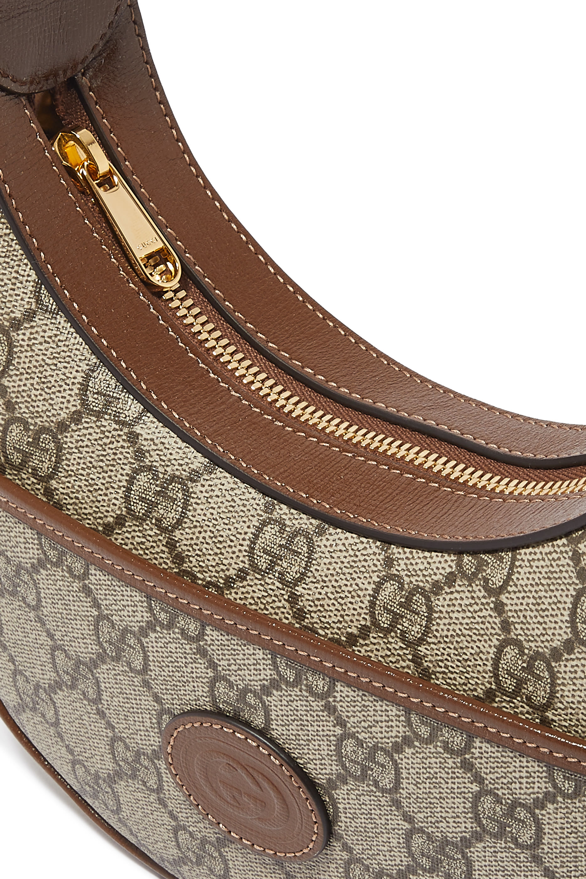 Half-Moon GG Supreme Canvas Mini Bag