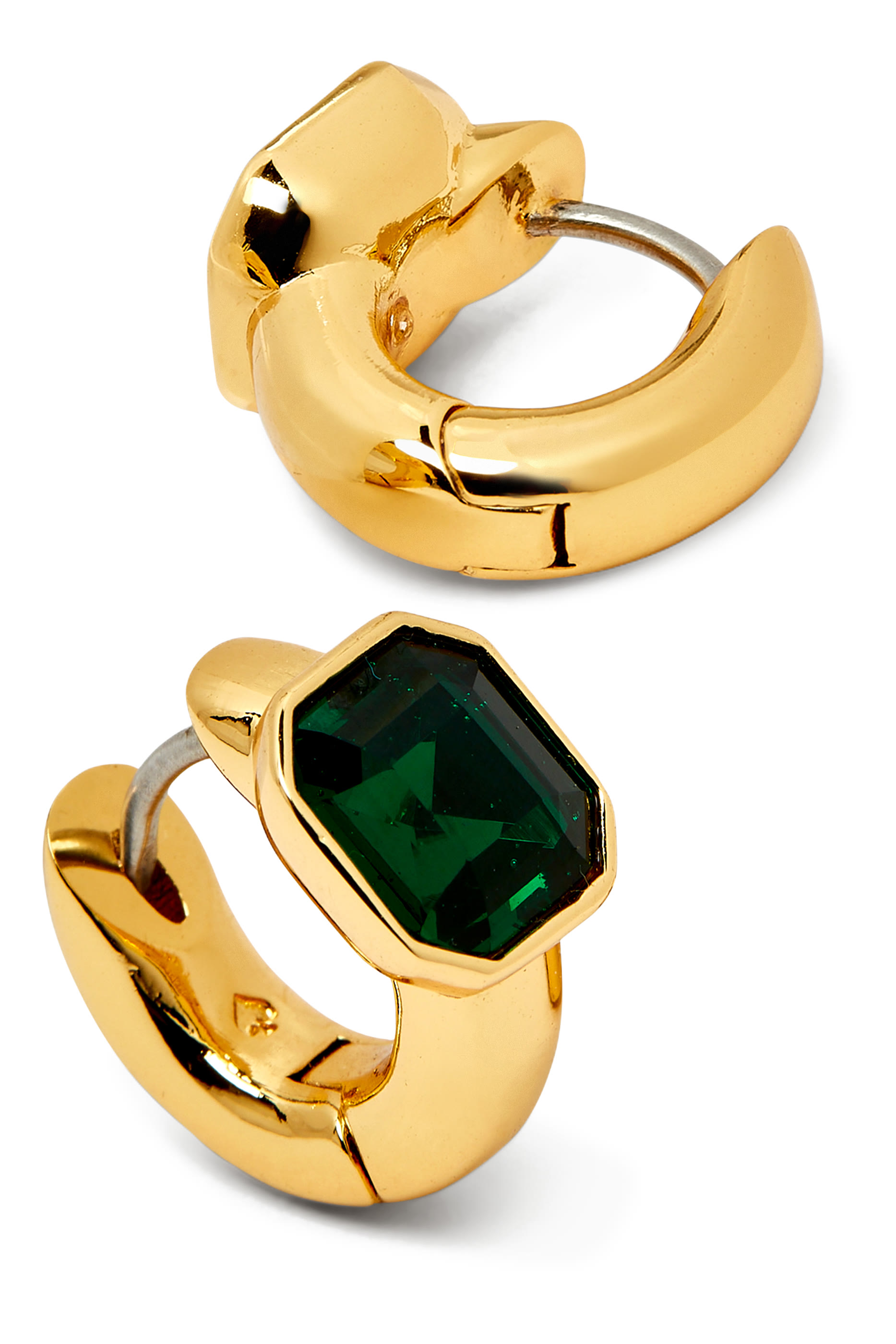 Keep Sparkling Asscher Huggies