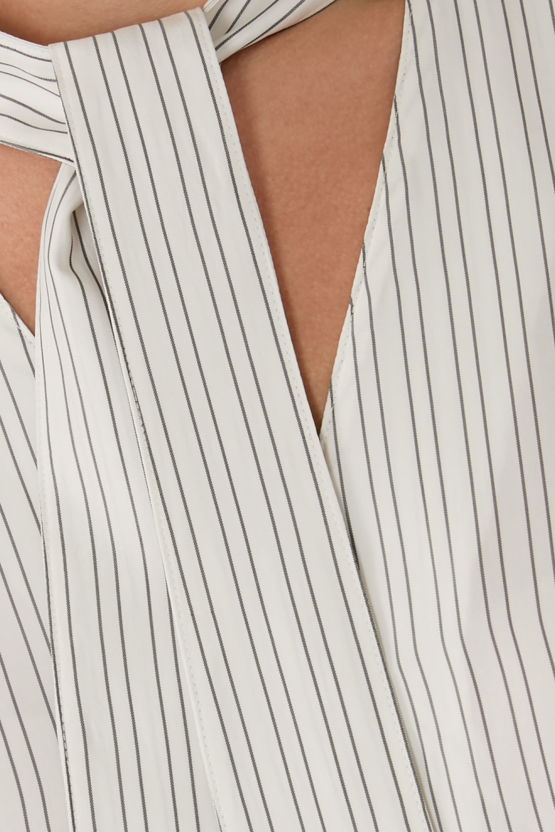 Eagle Club Cupro Blend Scarf Collar Shirt