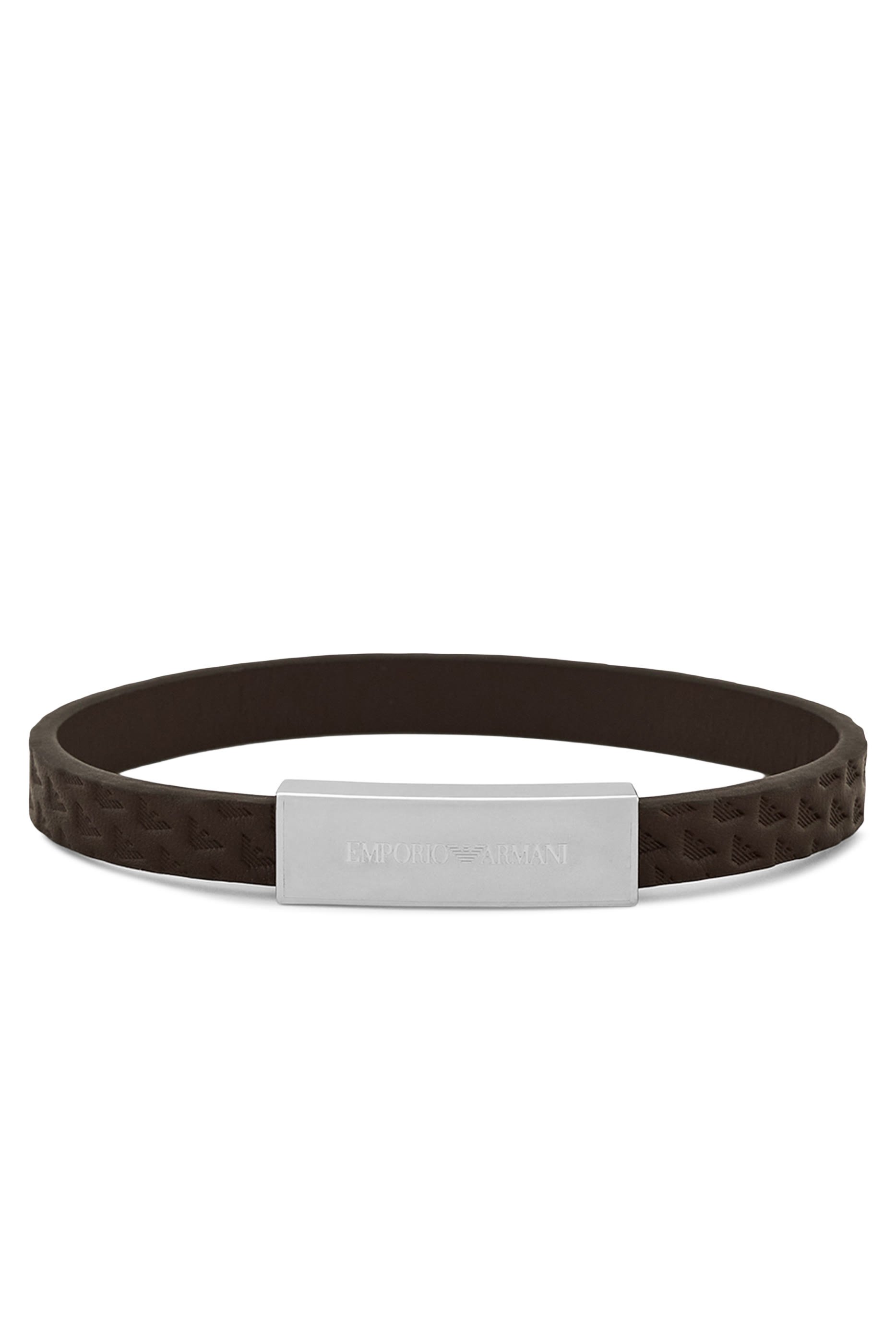Eagle Logo Leather Bracelet