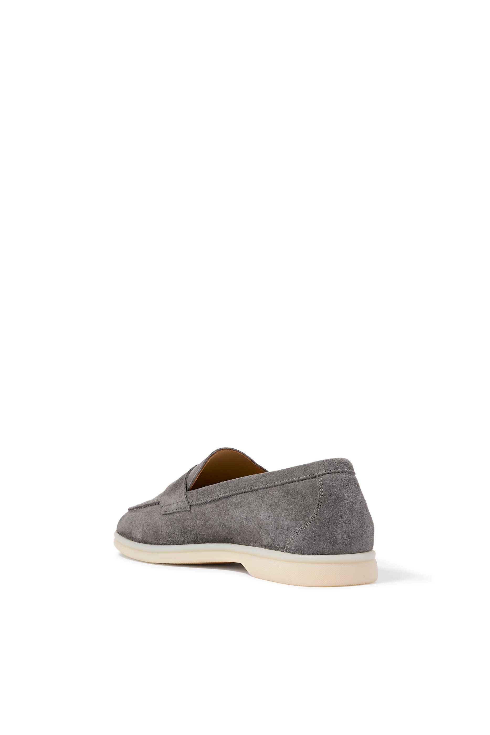 Luciana Grey Suede Sneakers