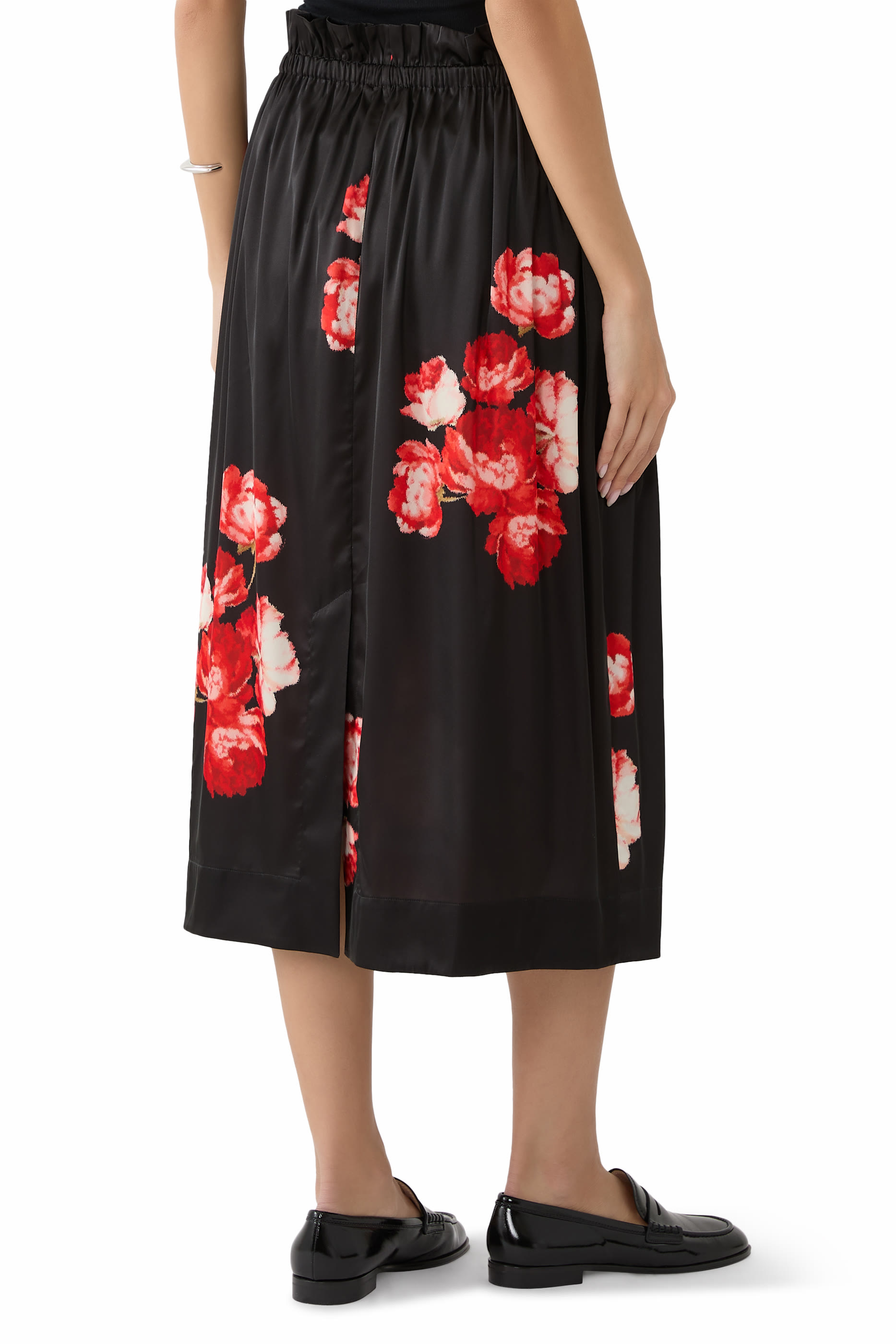 Ruffle Waist Tulip Skirt