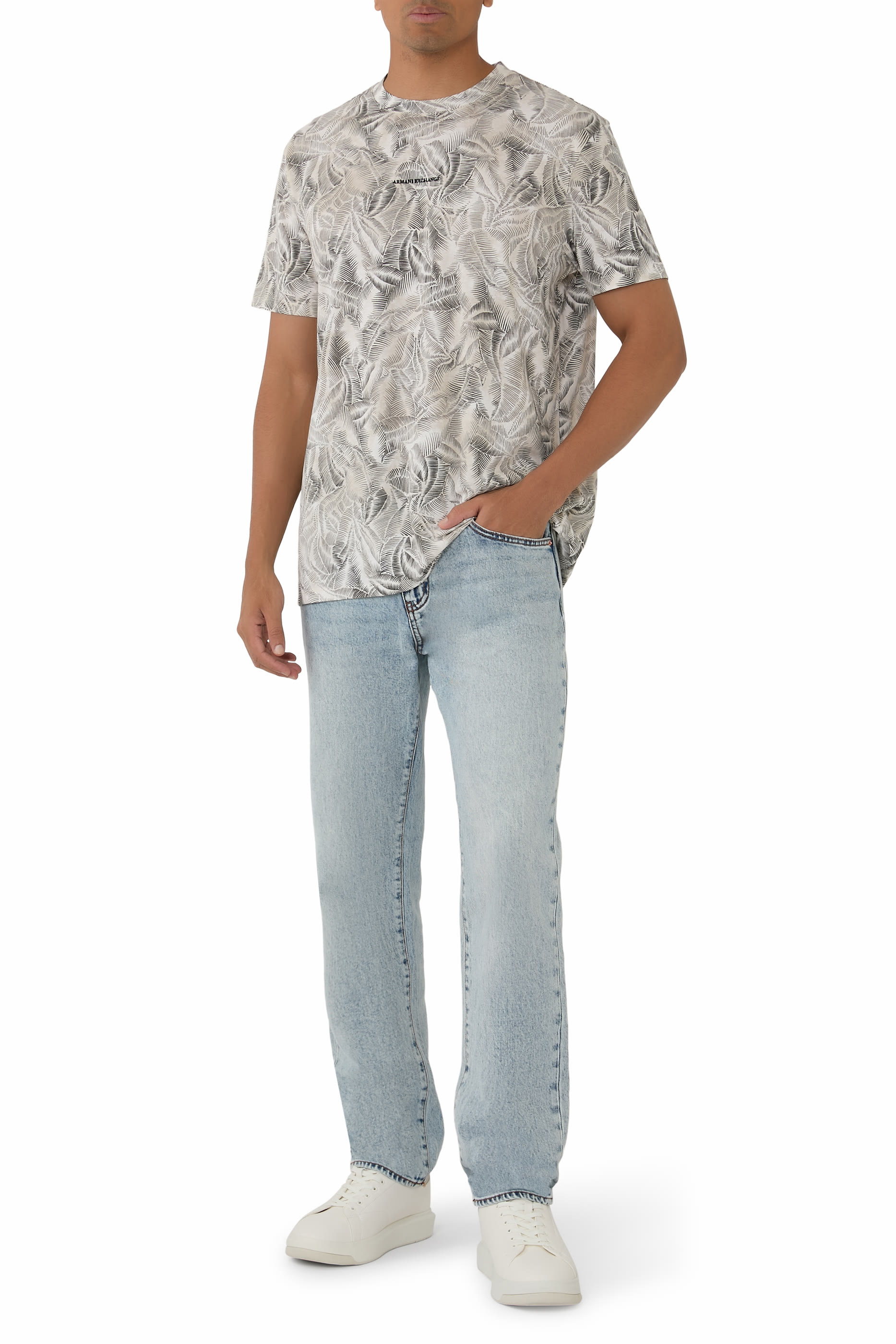 One Block Up Slim Denim Pants