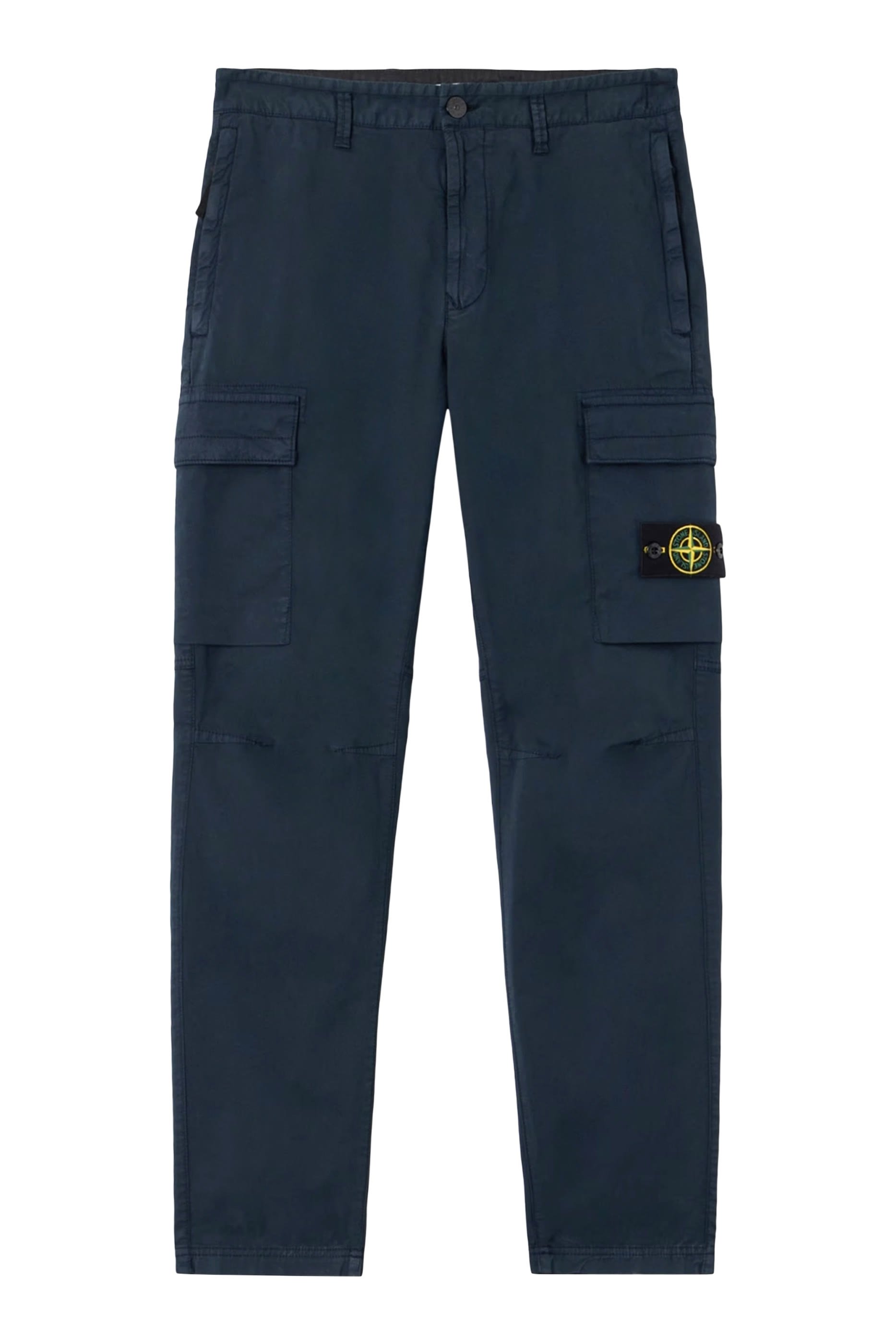 Stretch Organic Broken Twill Cotton Trousers