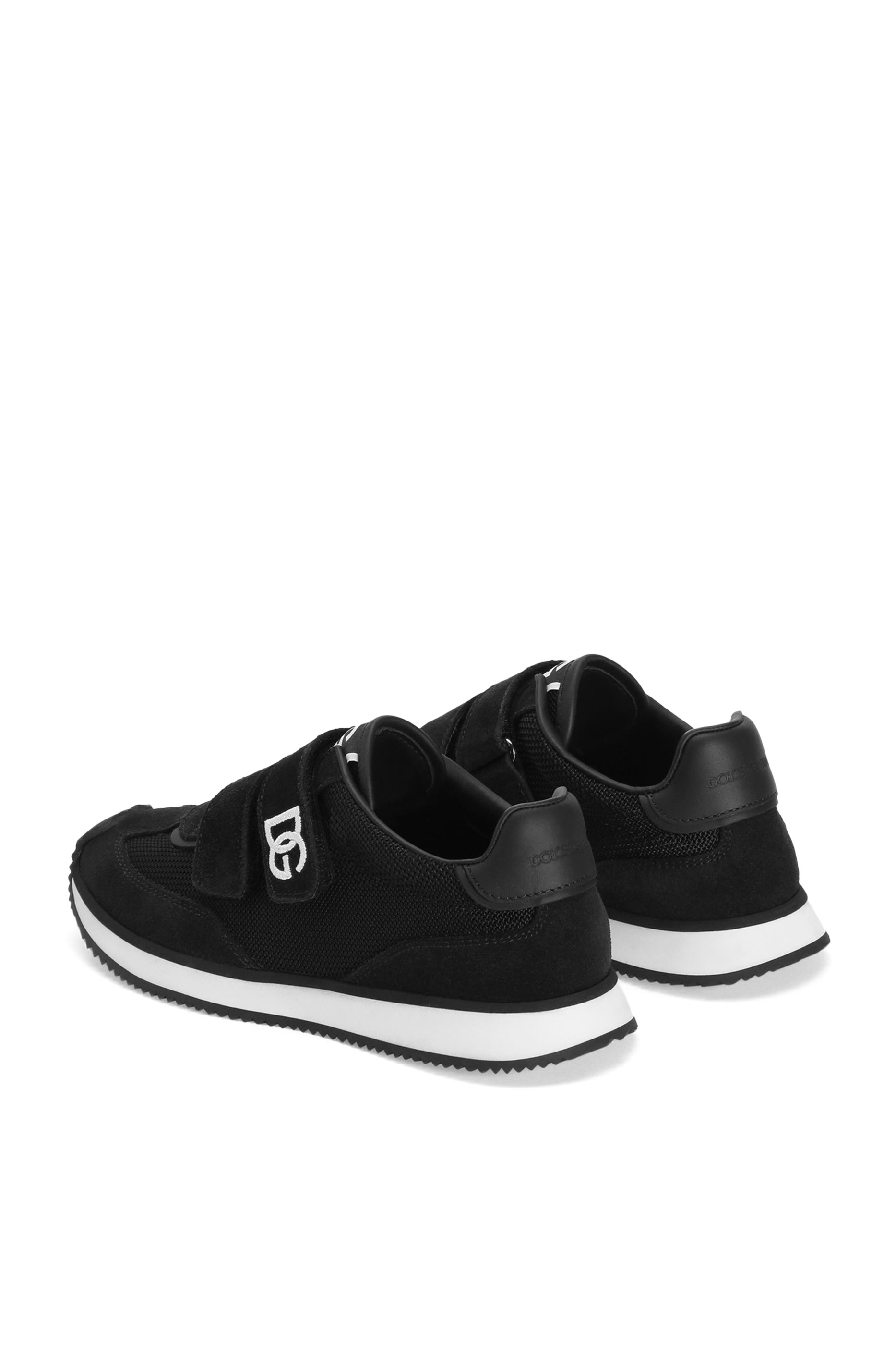 Kids DG Suede-Trimmed Sneakers 