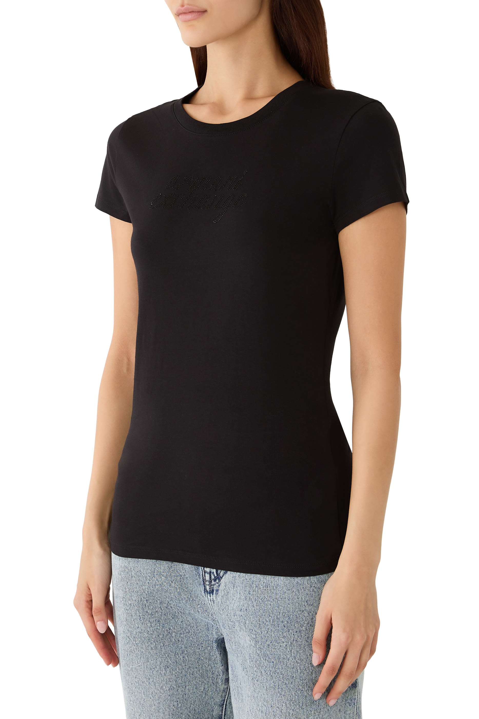 AX Logo Slim Fit T-Shirt