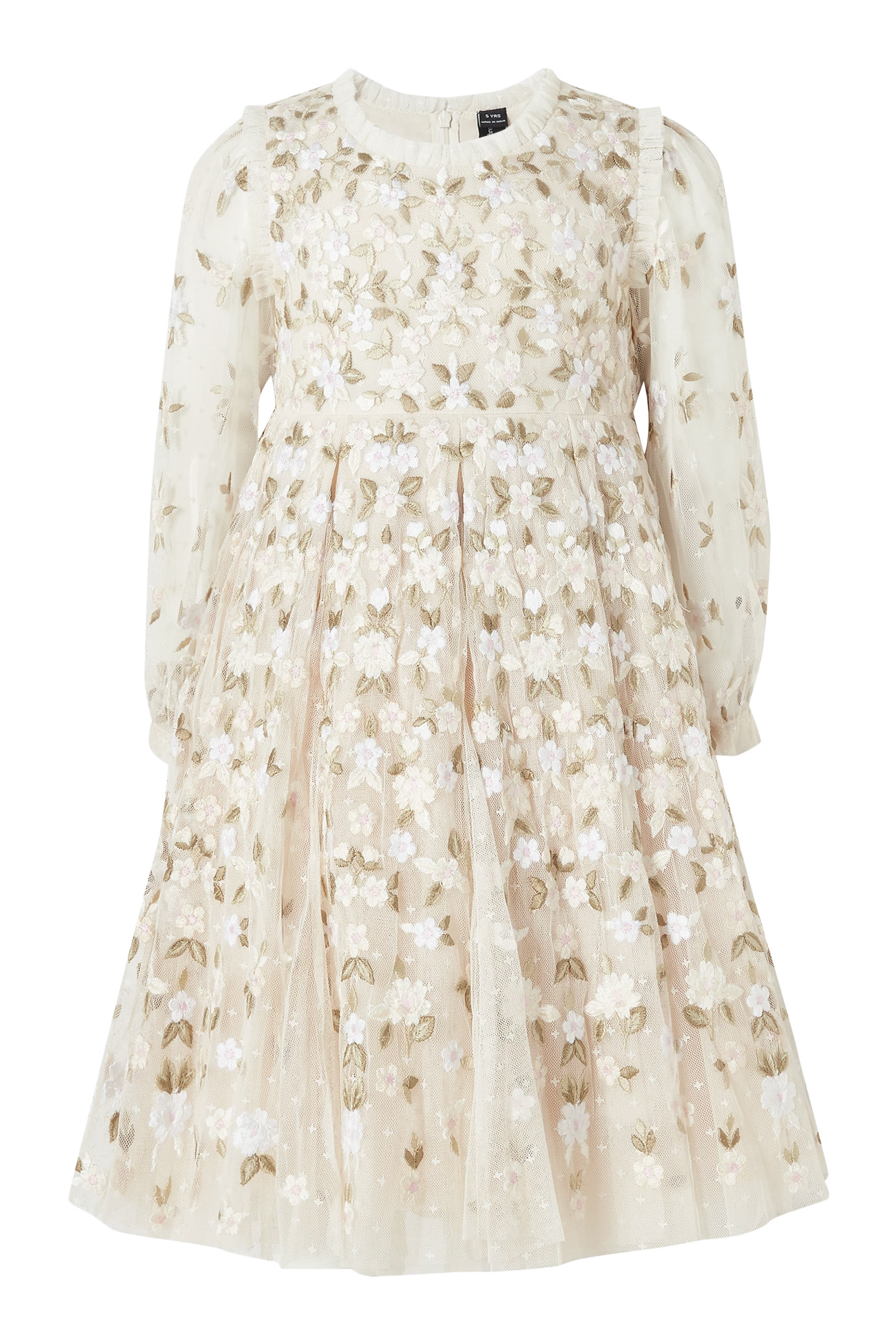 Kids Camellia Ditsy Long Sleeves Dress