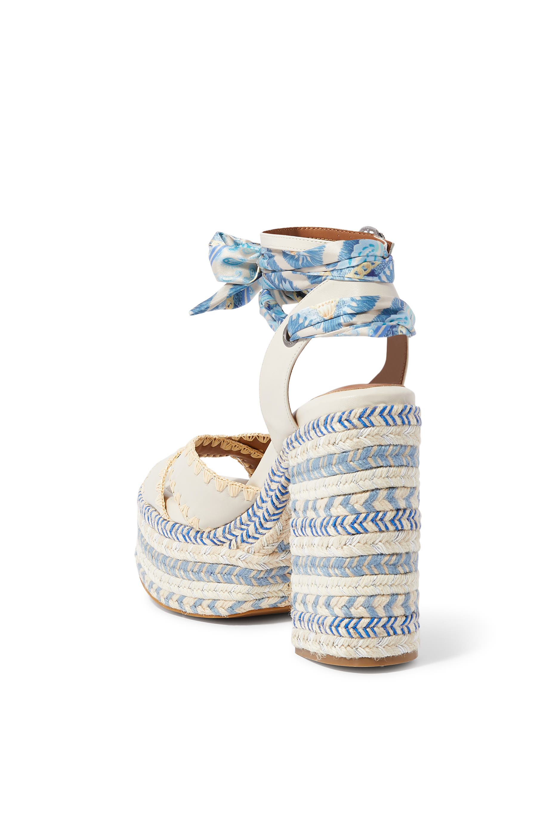 Chelsea 127 Scarf Platform Heels