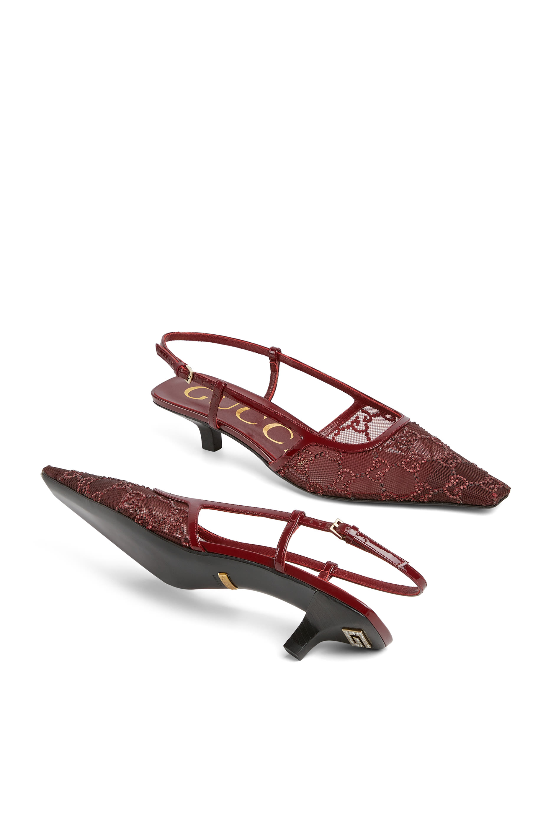 GG 35 Crystal Slingback Pumps