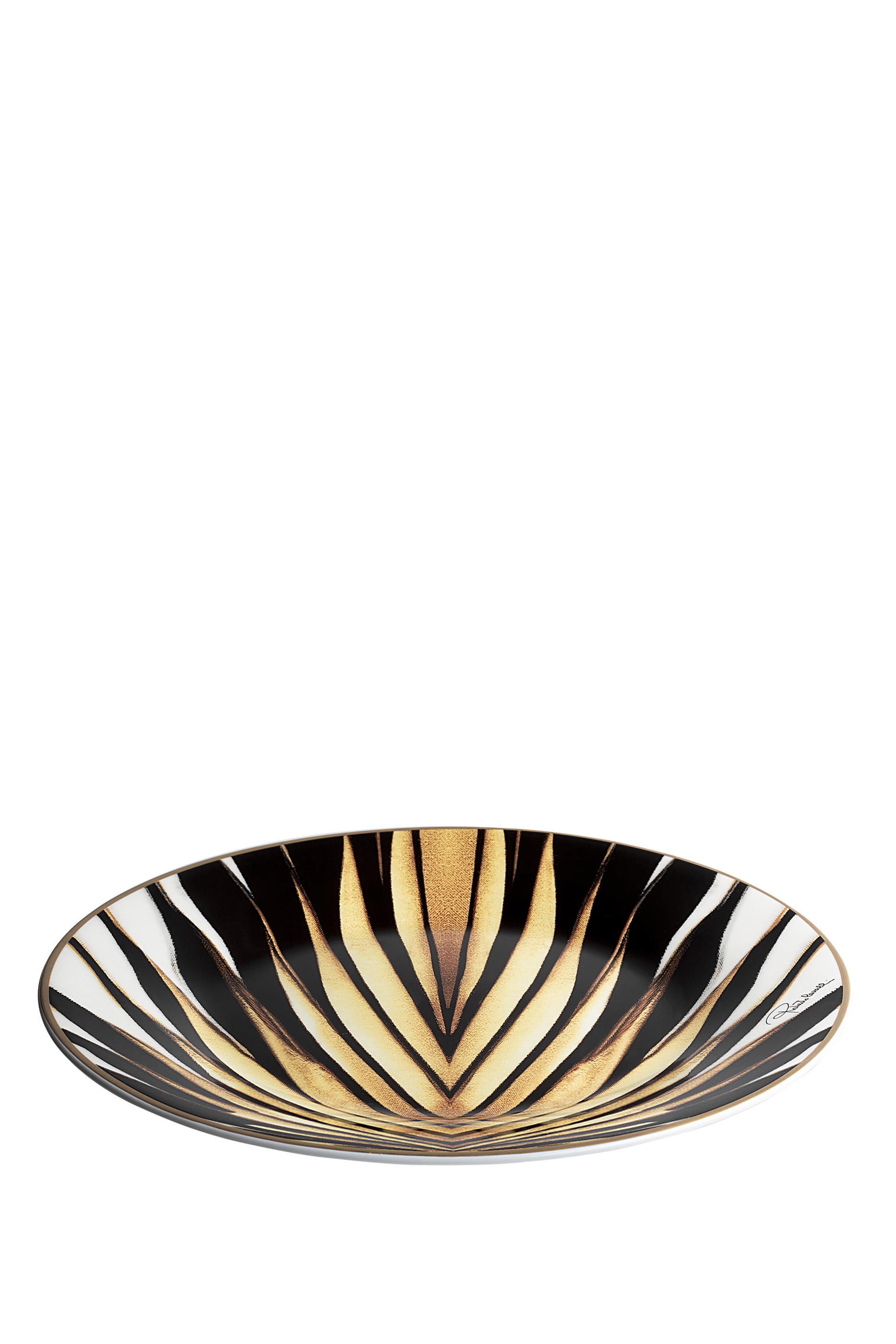 Ray of Gold Dessert Plate