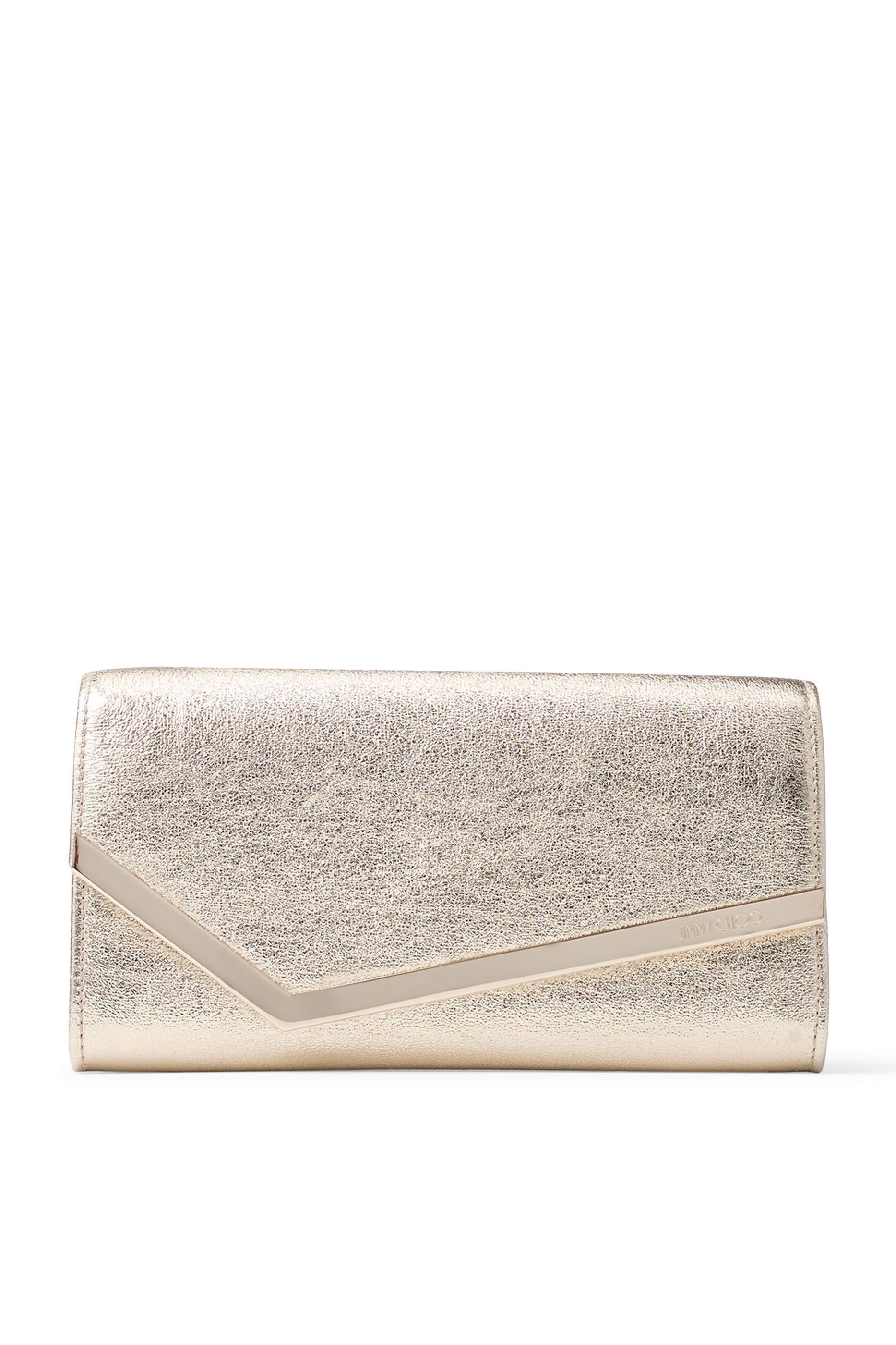 Emmie Platinum Ice Dusty Clutch Bag