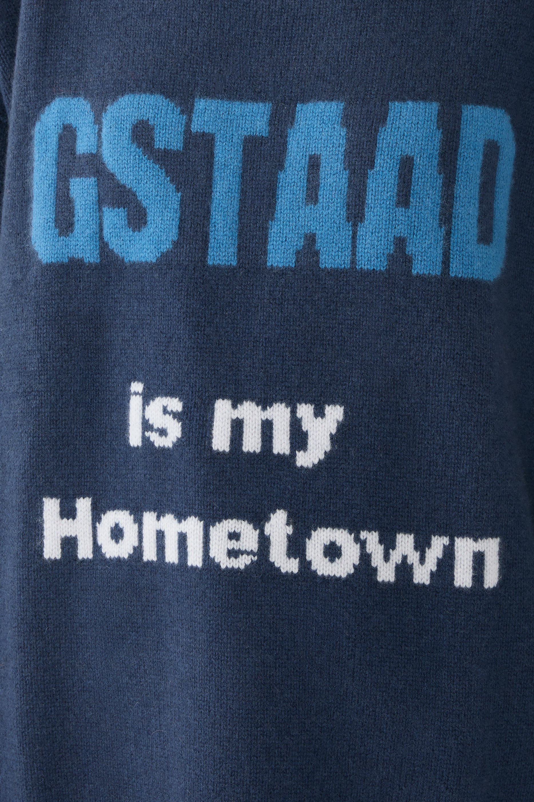 Gstaad is my Hometown Knitted Sweater