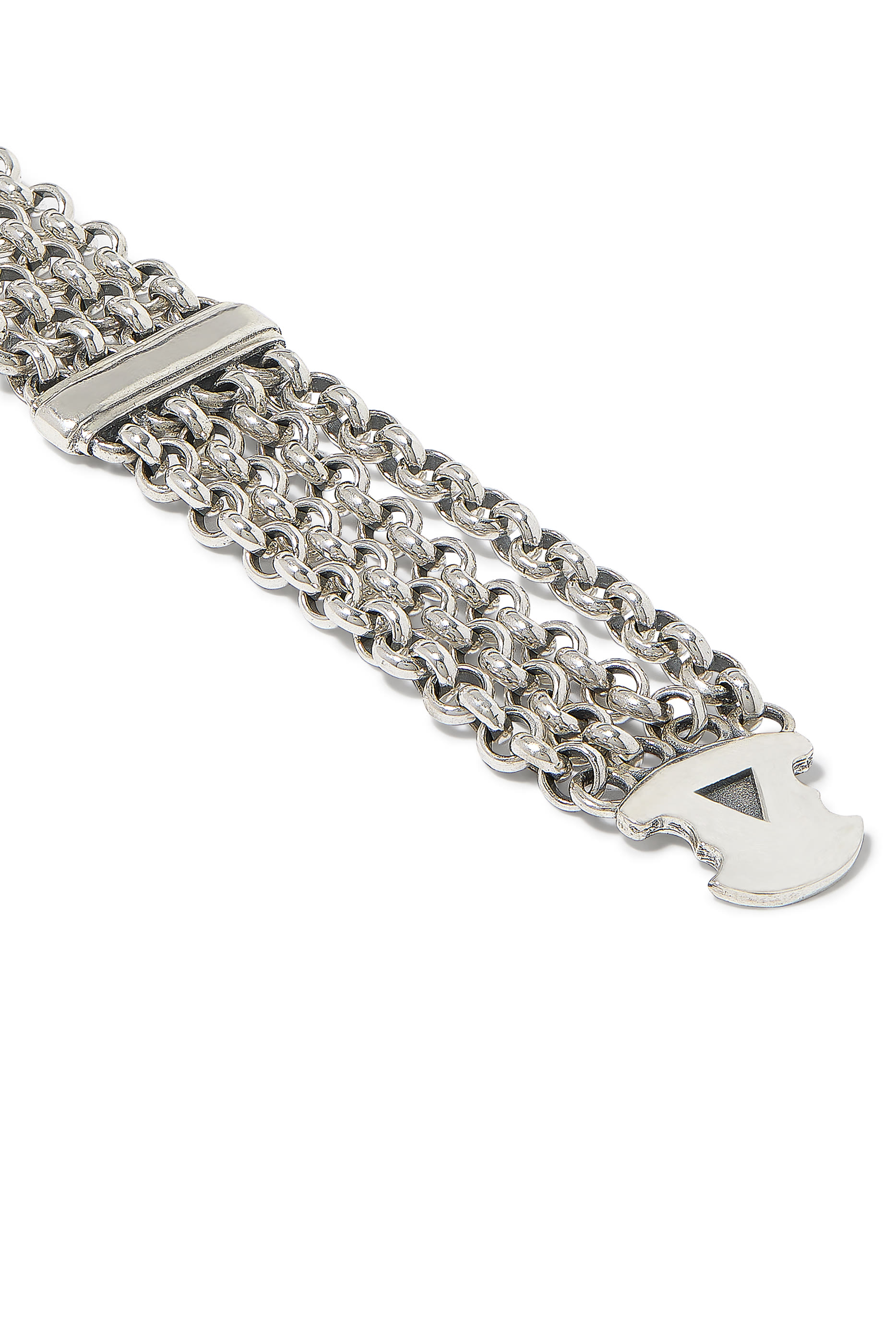  Kaf Multi-Chain Bracelet, 18K Gold & Sterling Silver