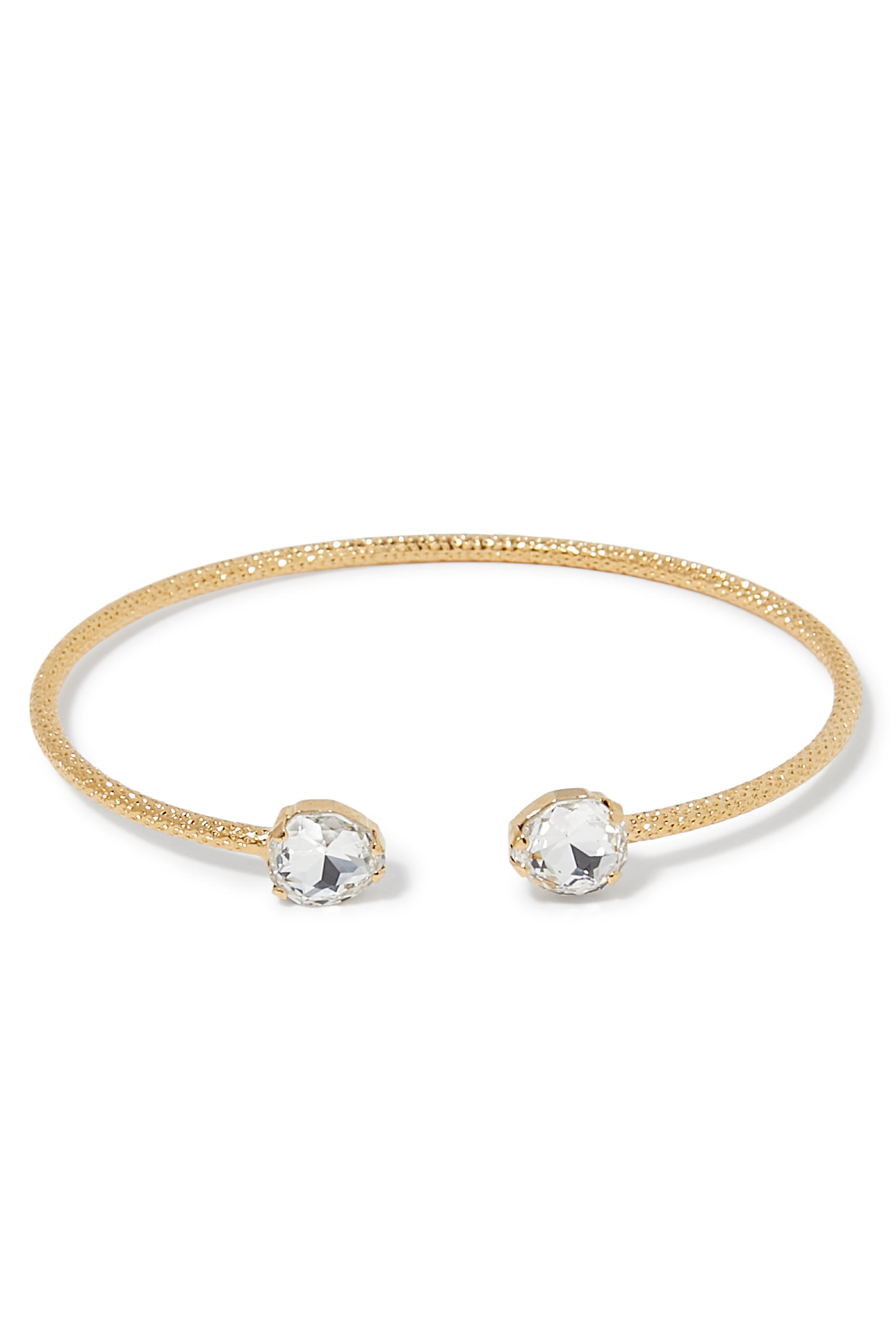 Mini Carlotta Bracelet, 18K Gold Plating & Crystals