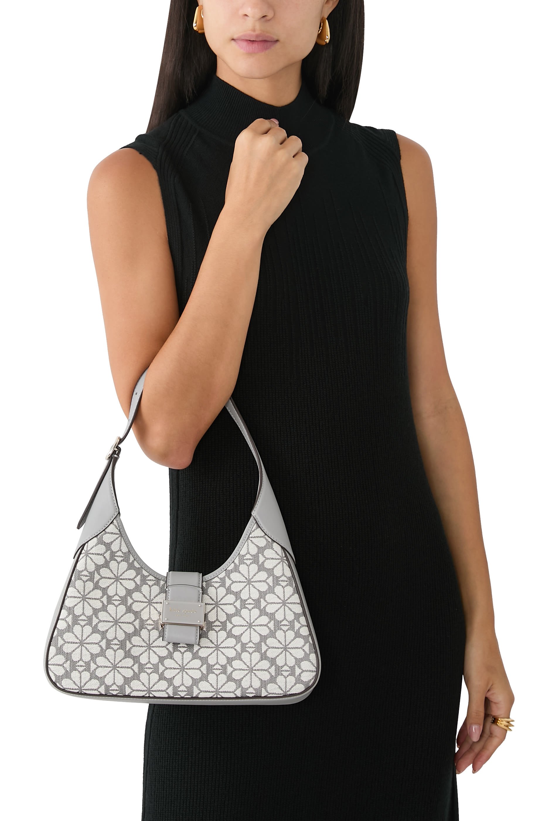 Spade Flower Jacquard Small Shoulder Bag