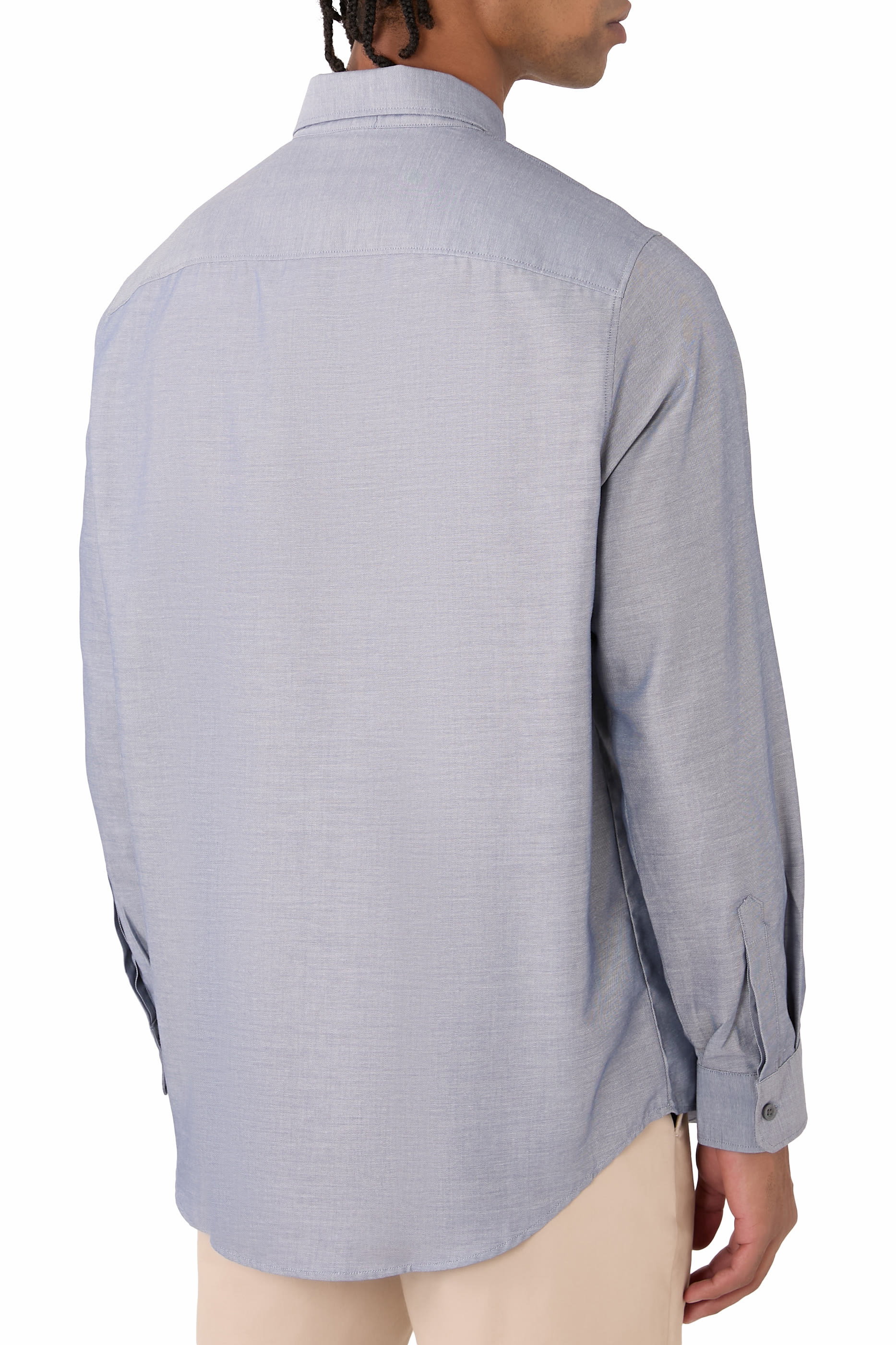 AX Logo Long-Sleeve Shirt 