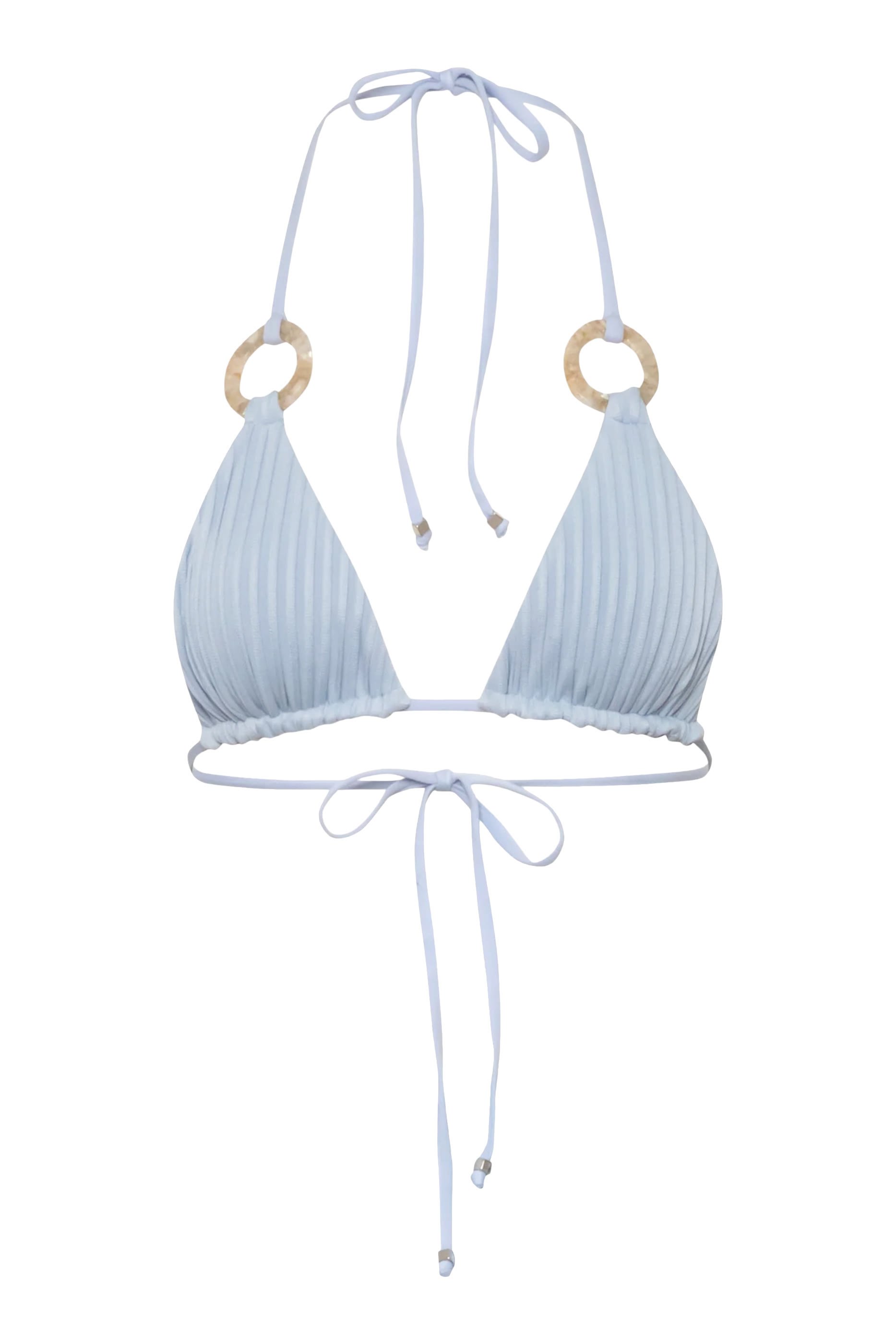  Kaia Ribbed Bikini Top