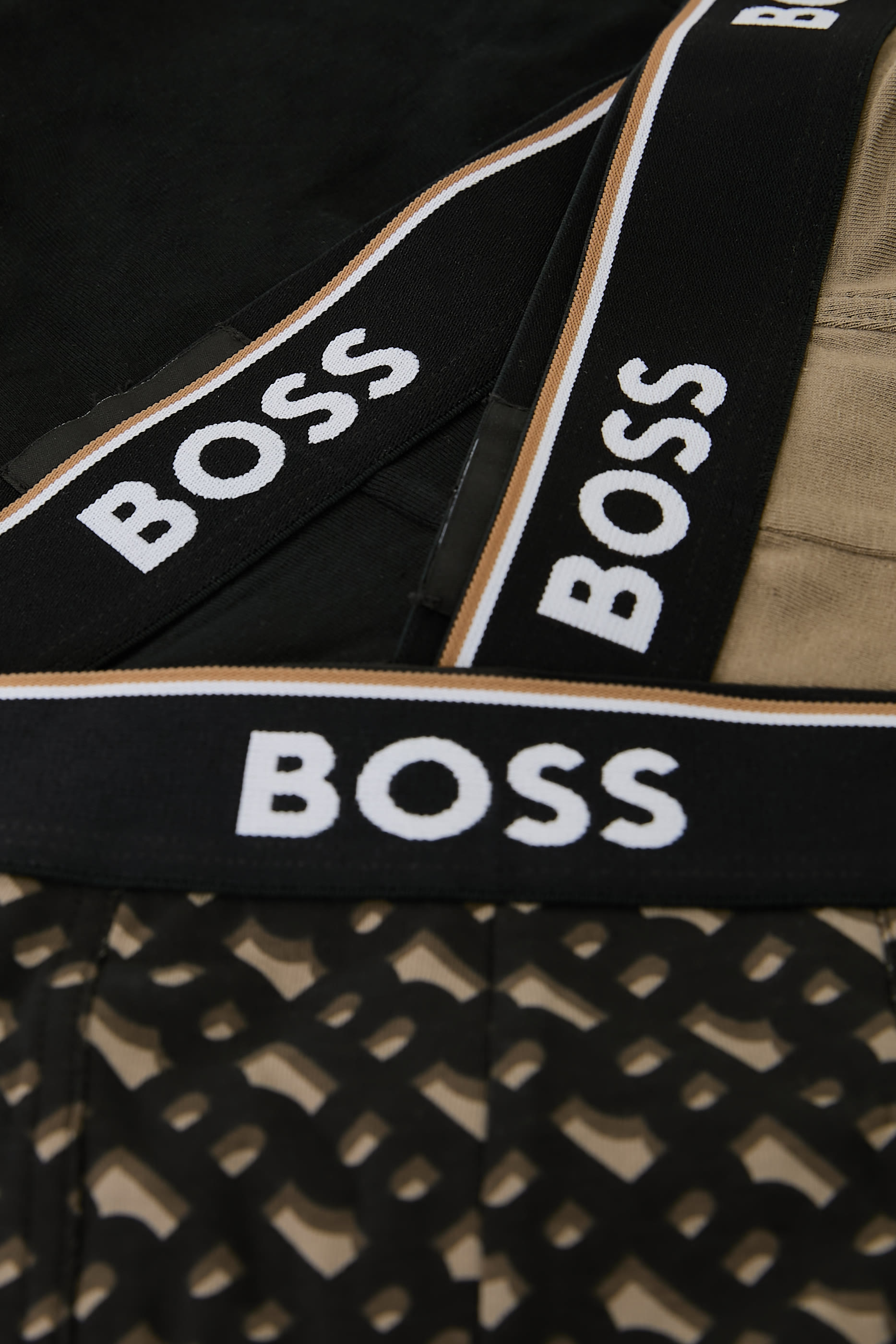 Three-Pack Logo-Waistband Stretch Cotton Trunks