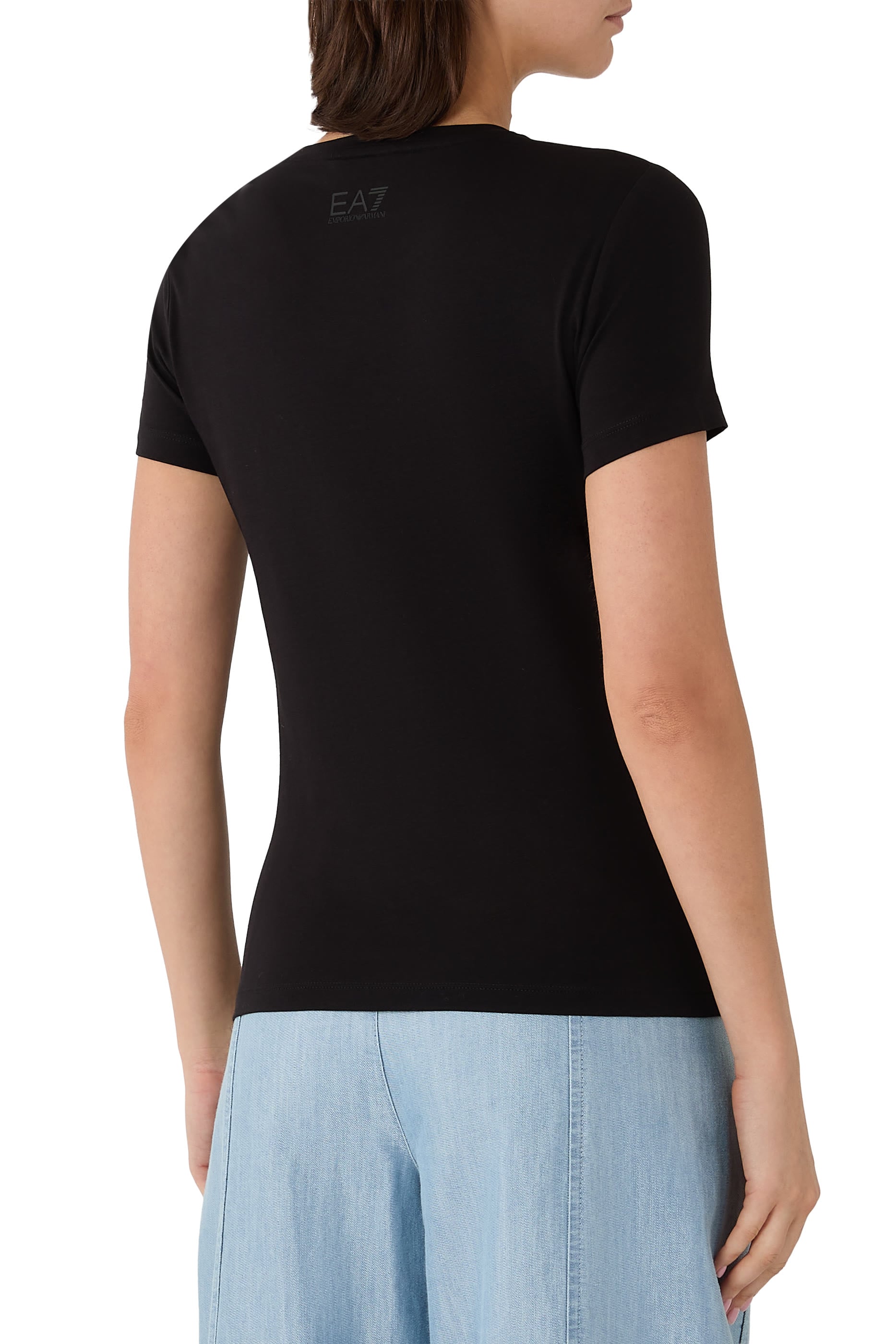 EA7 Metallic Logo T-Shirt