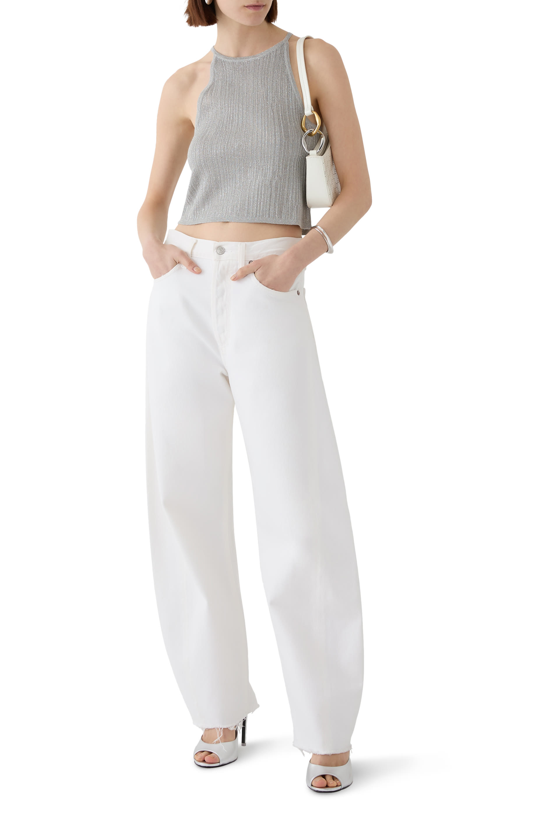 Frank Viscose-knit Crop Top