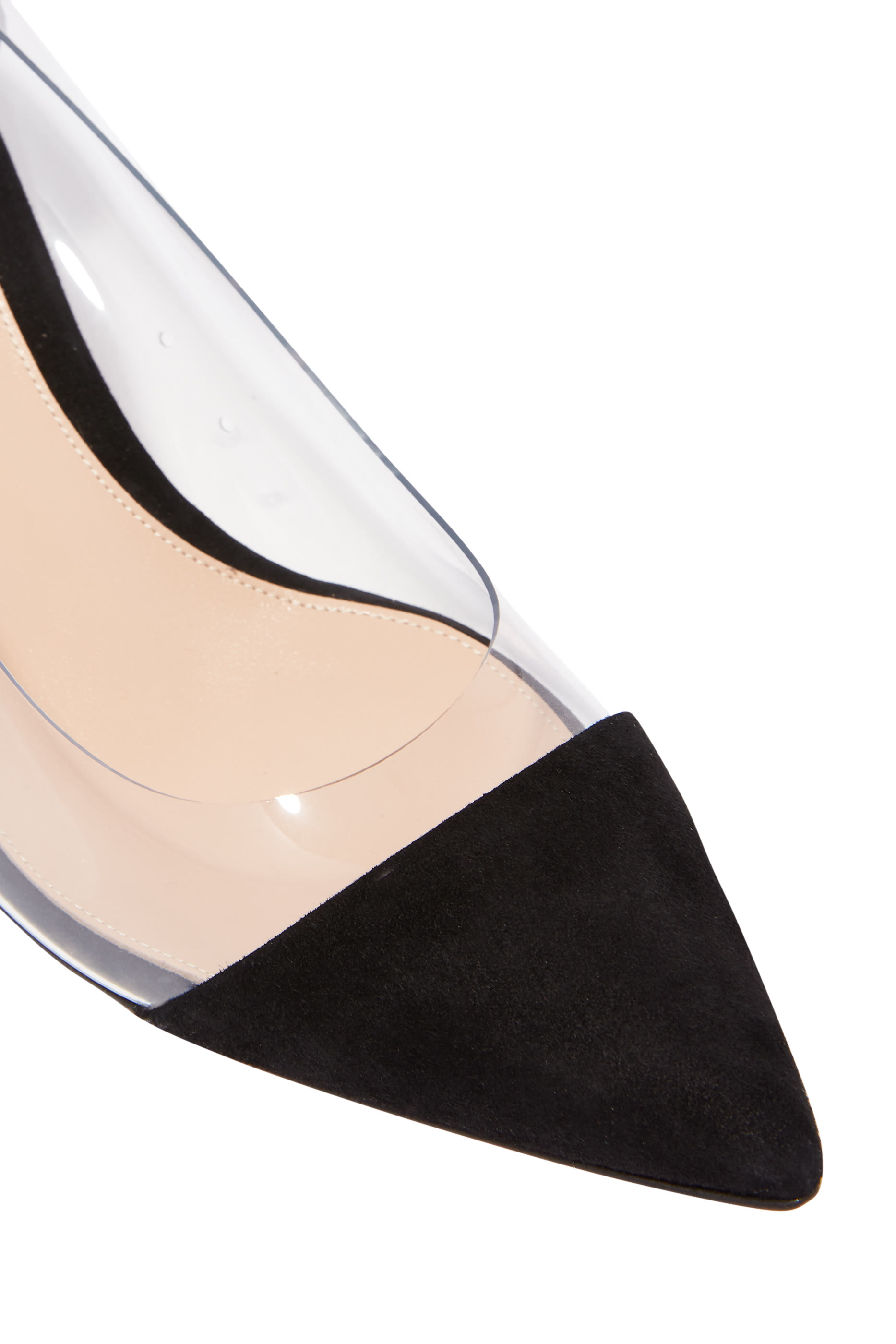Suede Plexi 55mm Pumps